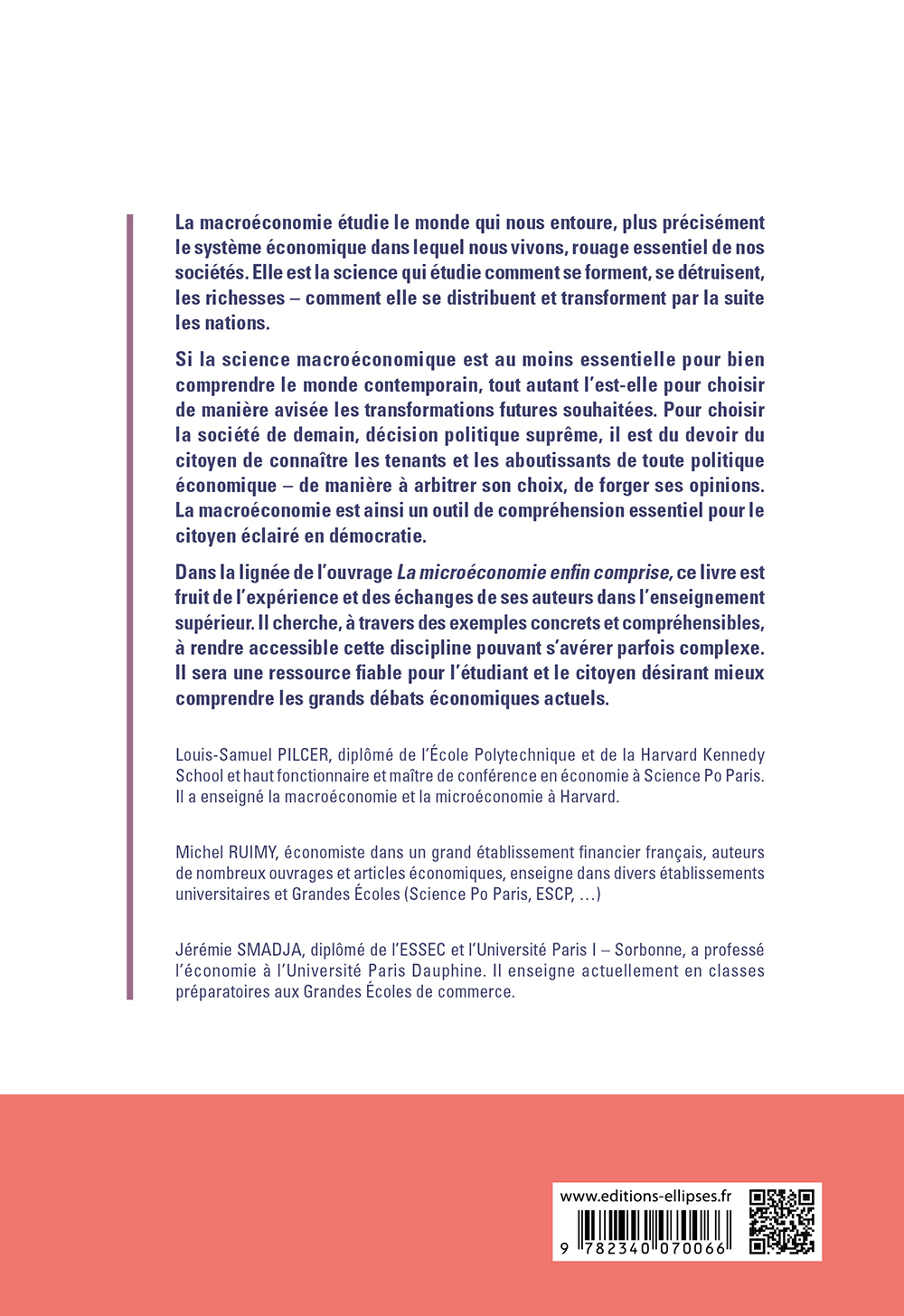 La macroéconomie enfin comprise - Louis-Samuel Pilcer - ELLIPSES