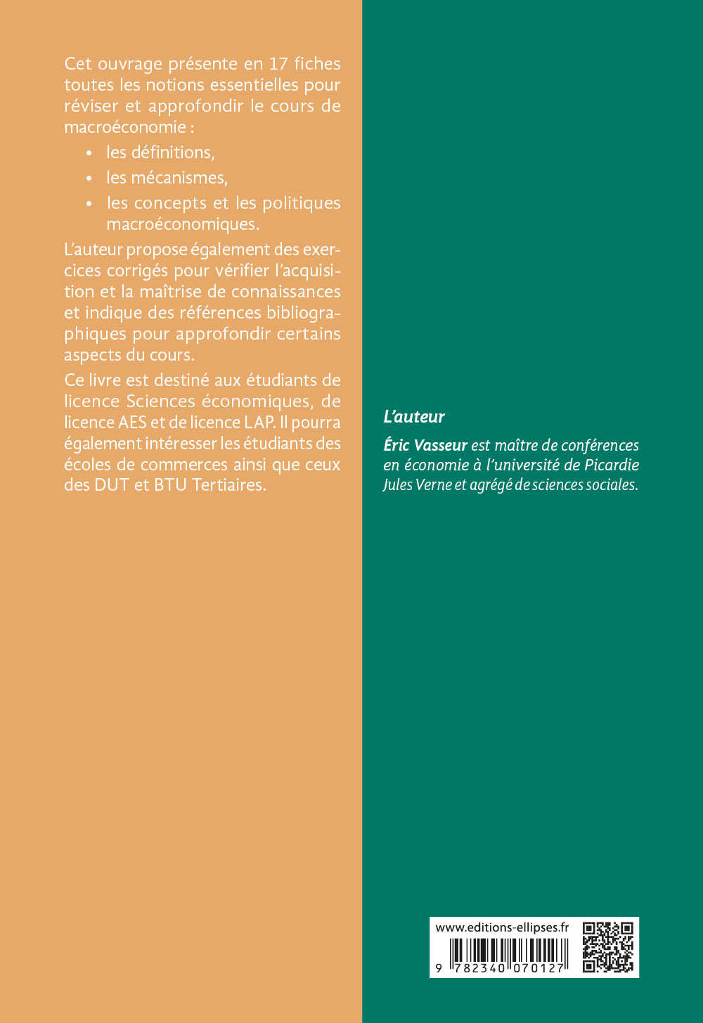 Macroéconomie en fiches - Eric Vasseur - ELLIPSES