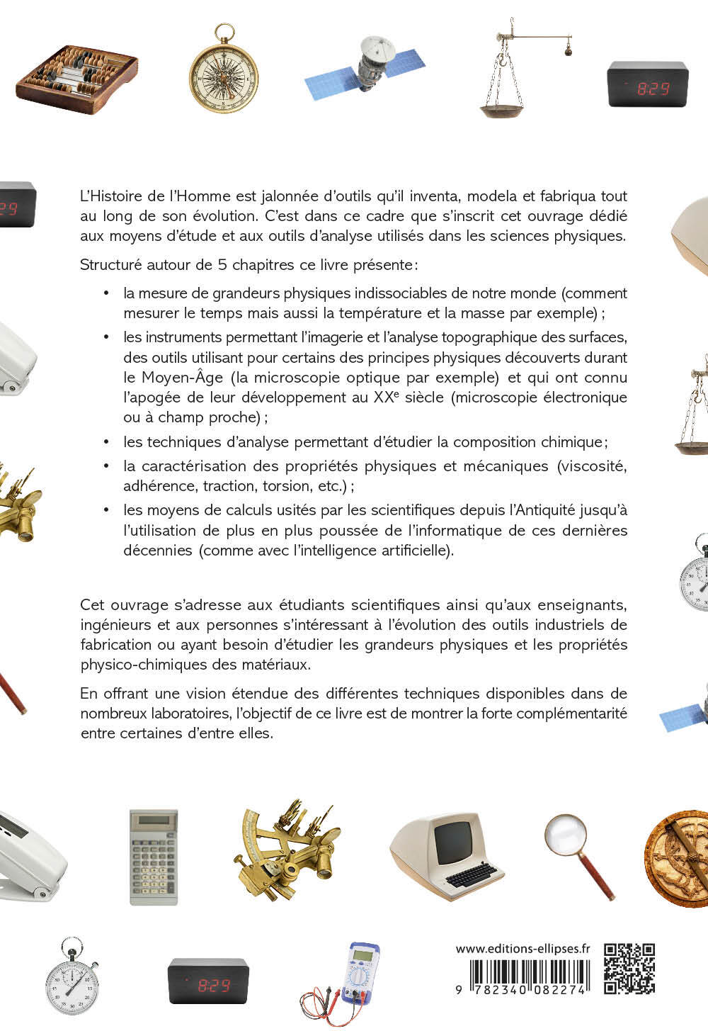 L'évolution des outils dans l'histoire des sciences physiques - Matthieu Horgnies - ELLIPSES