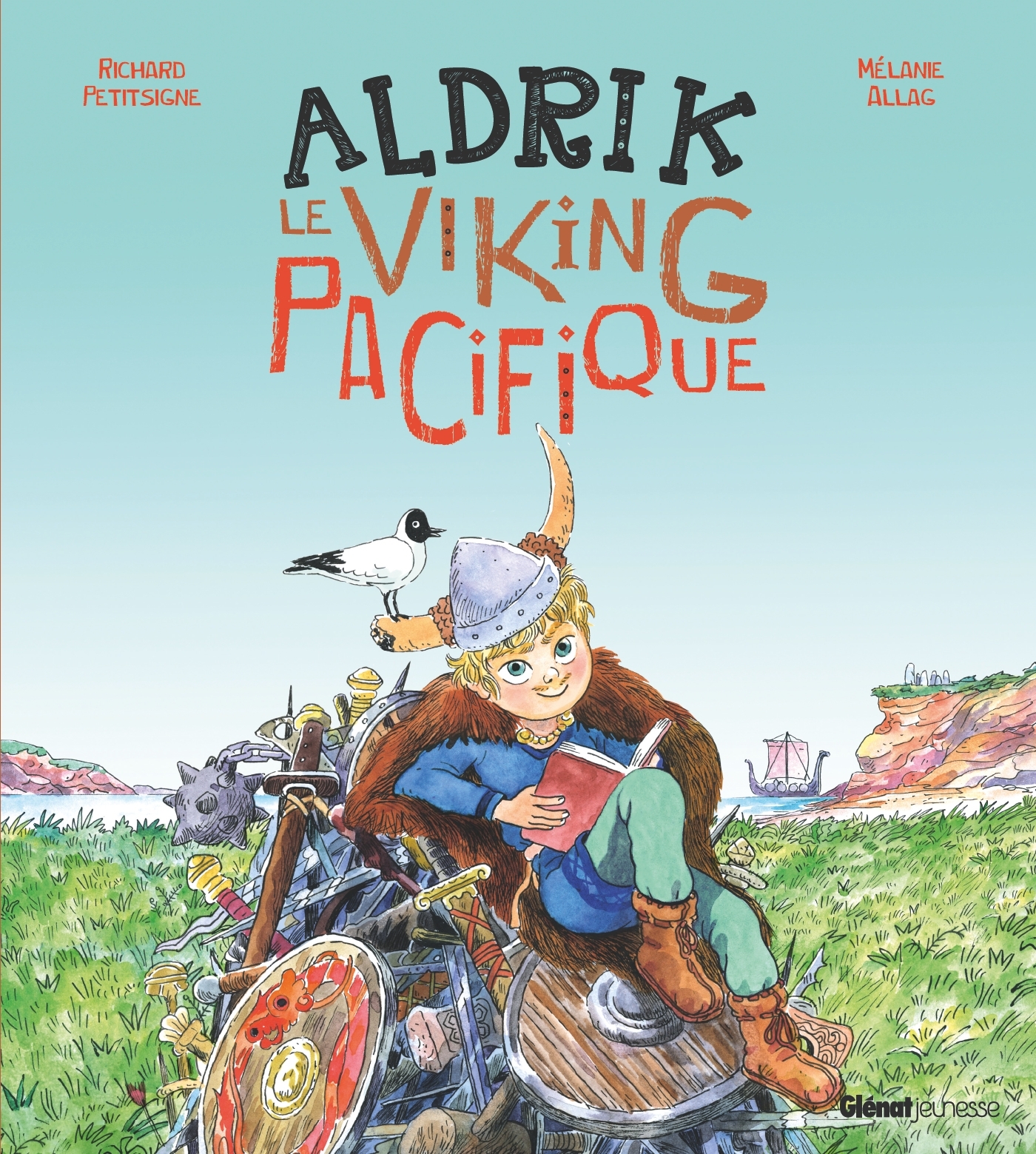 Aldrik, le viking pacifique - Richard Petitsigne - GLENAT JEUNESSE