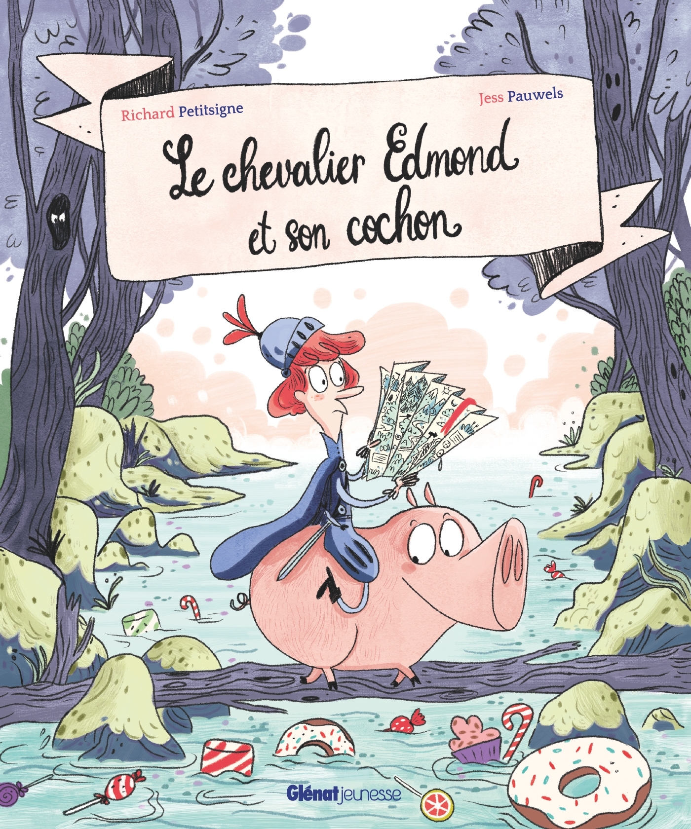 Le chevalier Edmond et son cochon - Richard Petitsigne - GLENAT JEUNESSE