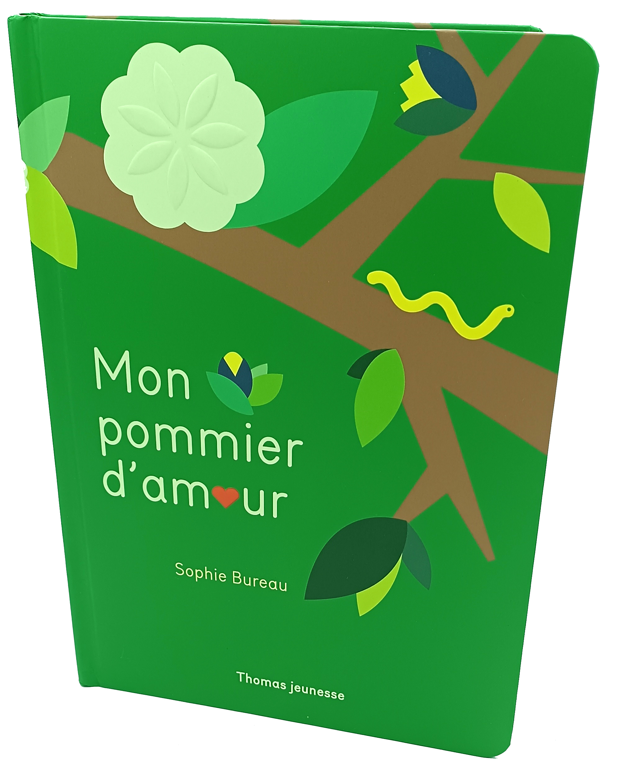 Mon pommier d'amour en livre pop-up - Sophie Bureau - THOMAS EDITIONS