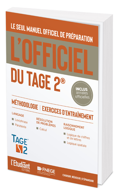 L'officiel du TAGE 2 -  Collectif - L ETUDIANT