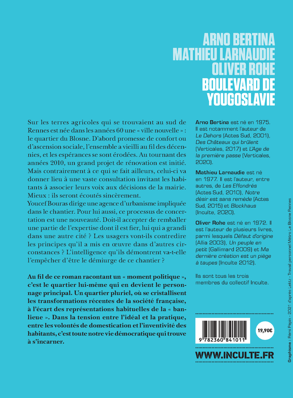 Boulevard de Yougoslavie - Oliver ROHE - INCULTEDERMARGE