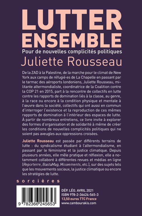 Lutter ensemble - Juliette Rousseau - CAMBOURAKIS