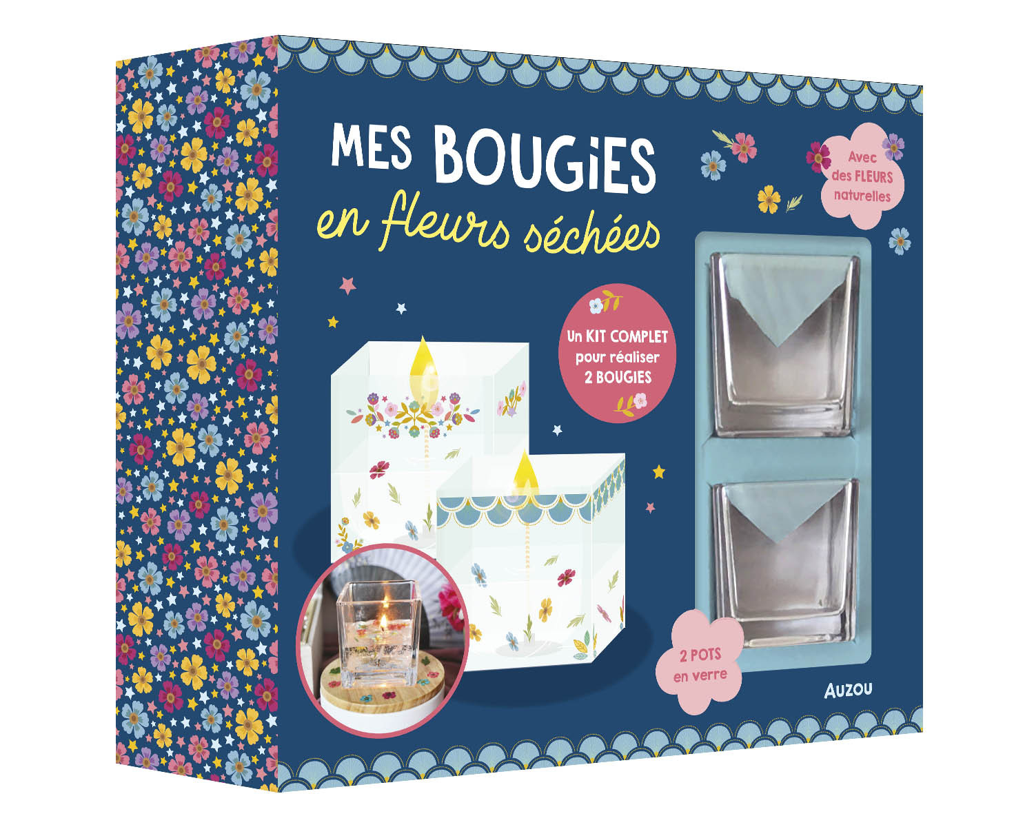 MES BOUGIES EN FLEURS SÉCHÉES - Maude Guesne - AUZOU