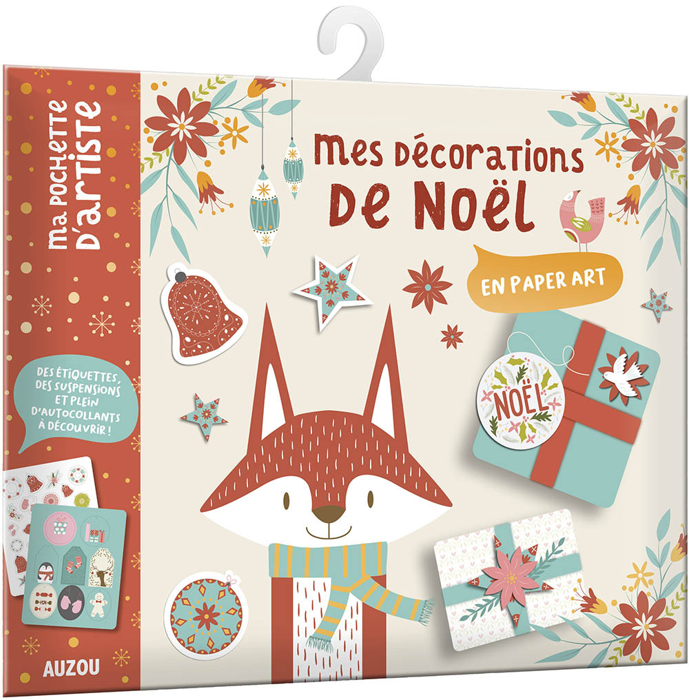 MA POCHETTE D'ARTISTE - MES DÉCORATION DE NOËL - EN PAPER ART - Mel Armstrong Mel Armstrong - AUZOU