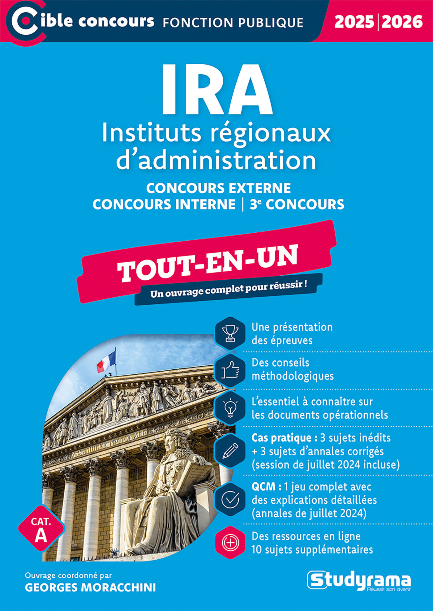 Concours des IRA – Thèmes d’actualité des politiques publiques d’État - GEORGES MORACCHINI - STUDYRAMA