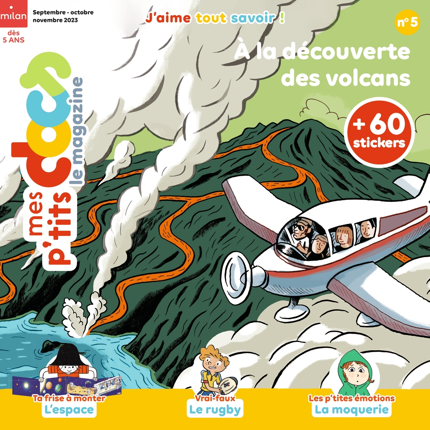 Magazine P'tits docs n° 5 - Les Volcans -  - MILAN