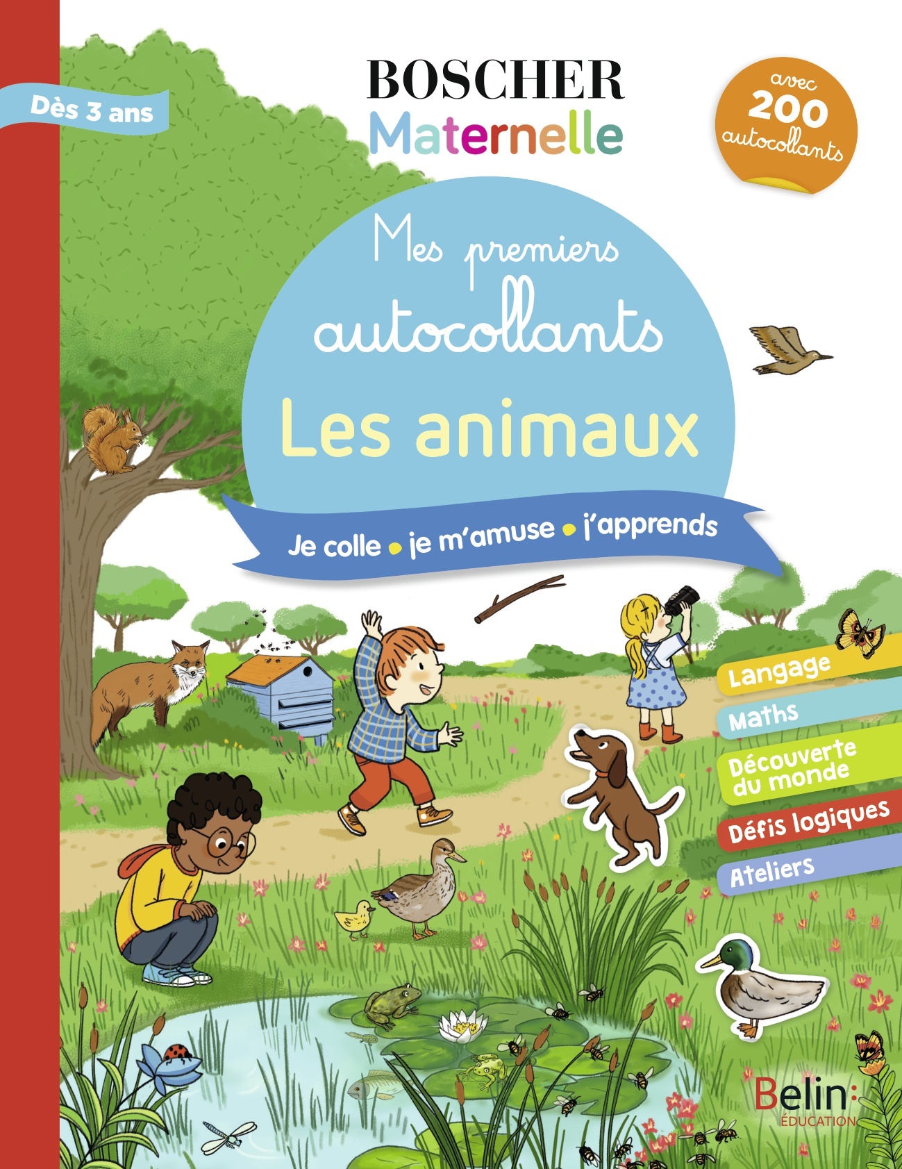 Mes premiers autocollants - Les animaux - Charlotte Lascault - BELIN EDUCATION