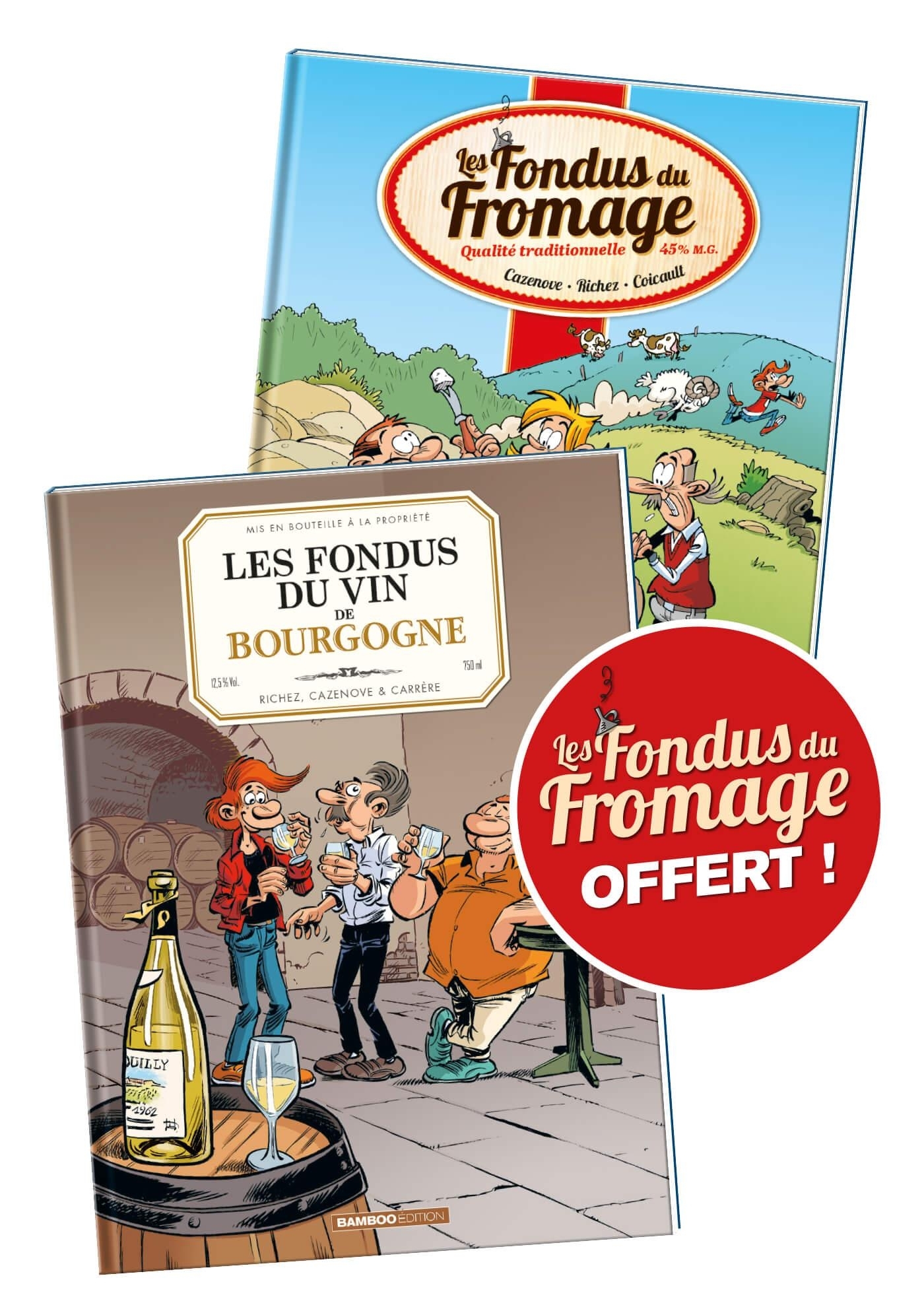 Les Fondus du vin : Bourgogne + Fondus du fromage offert - Alexandre Amouriq - BAMBOO