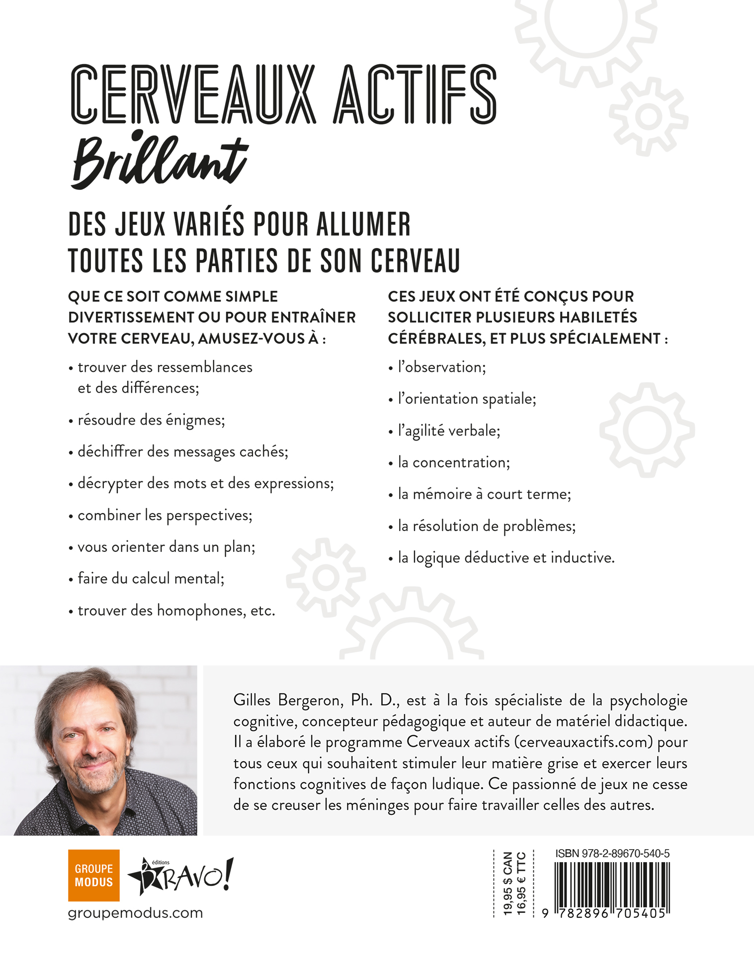 Cerveaux actifs - Brillant - Gilles Ph. D. Bergeron - BRAVO