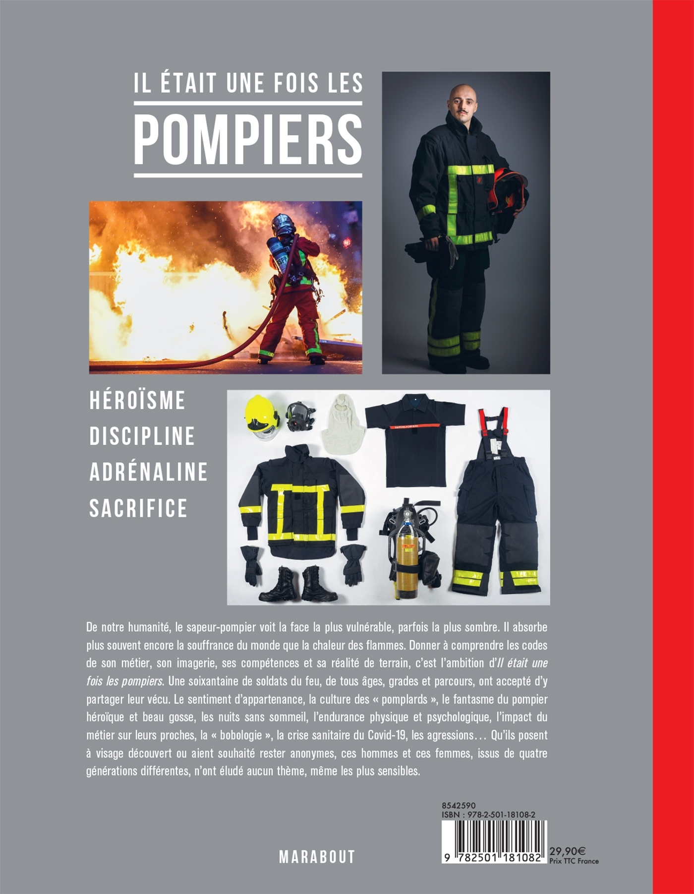 Il était une fois les pompiers - Nouvelle édition - Charlotte Moreau - MARABOUT