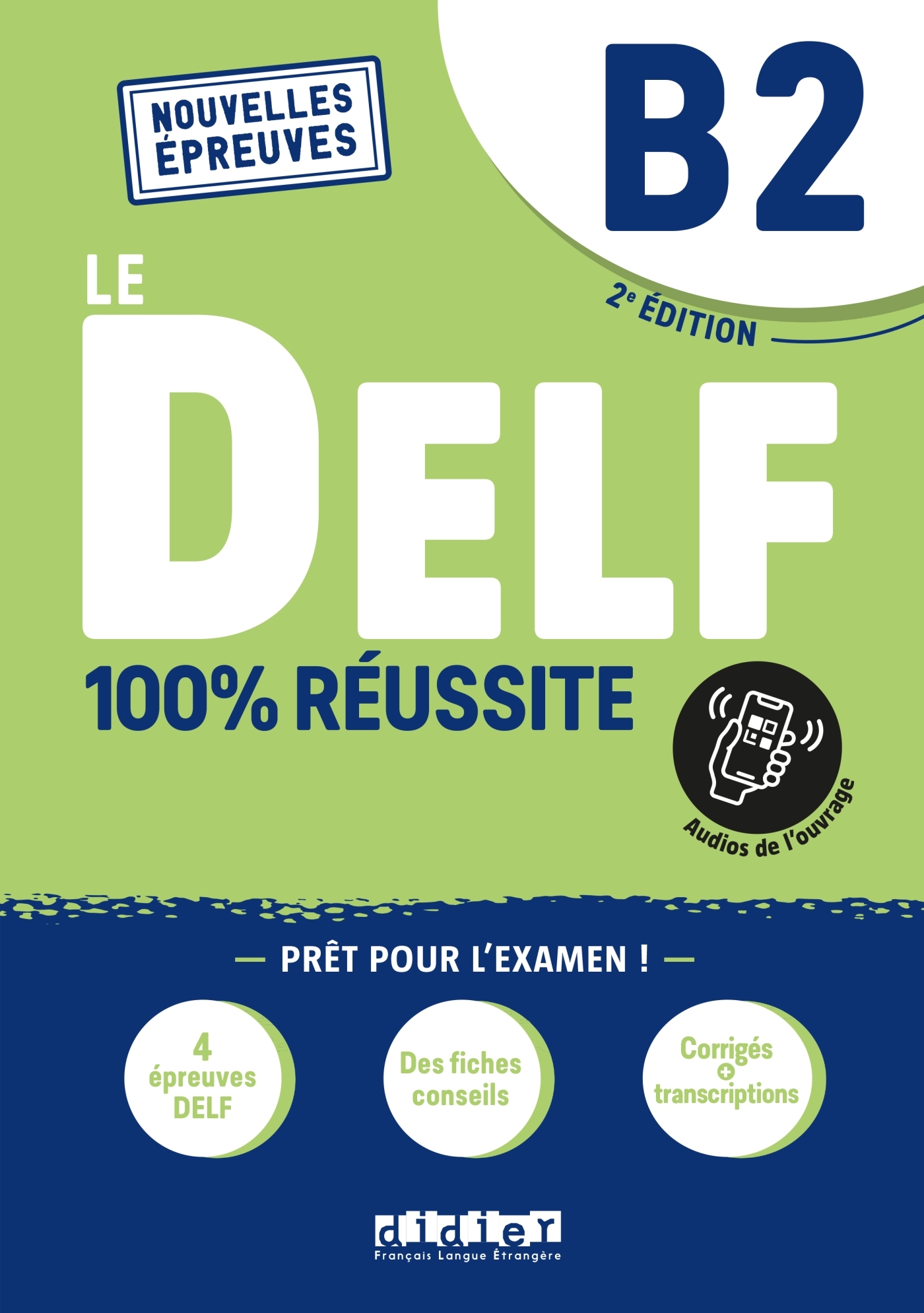 Le DELF B2 100% Réussite - édition 2021-2022 - Livre + didierfle.app - Hamza Djimli - DIDIER