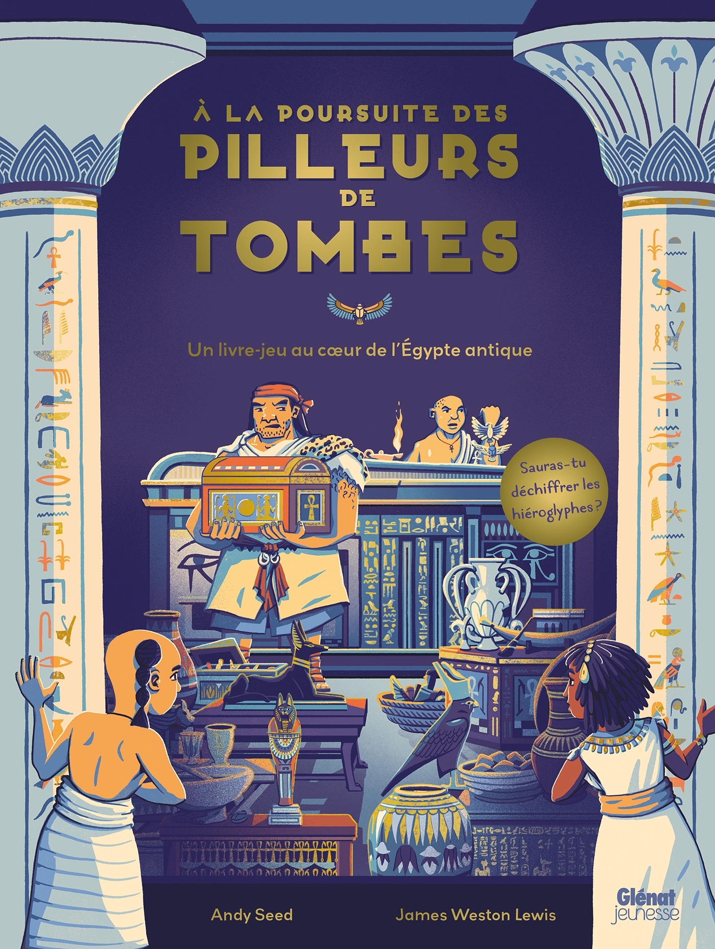 A la poursuite des pilleurs de tombes - Andy Seed - GLENAT JEUNESSE