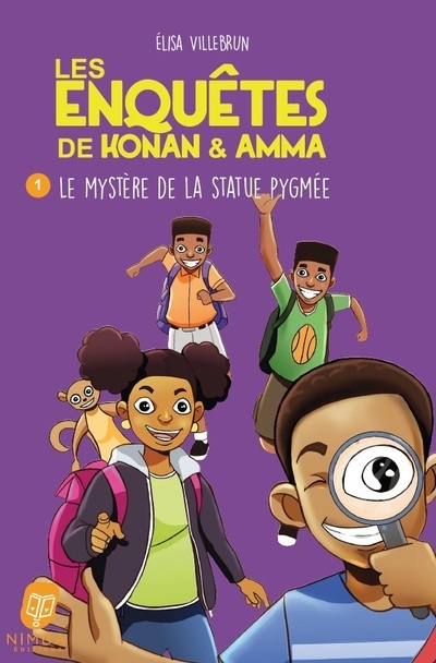 Les enquêtes de Konan & Amma - Tome 01 Le mystère de la statue pygmée - Elisa Villebrun - NIMBA EDITIONS