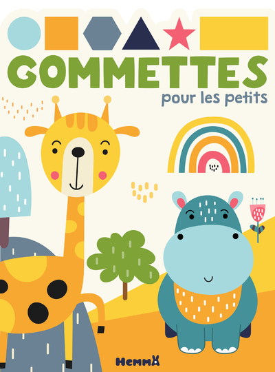 Gommettes pour les petits (Girafe-hippo) - Collectif Collectif - HEMMA