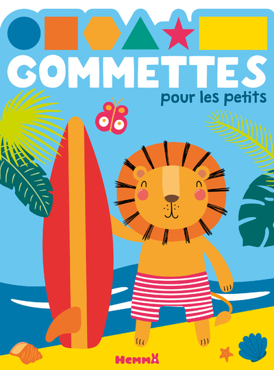 Gommettes pour les petits (Lion surf) - Collectif Collectif - HEMMA