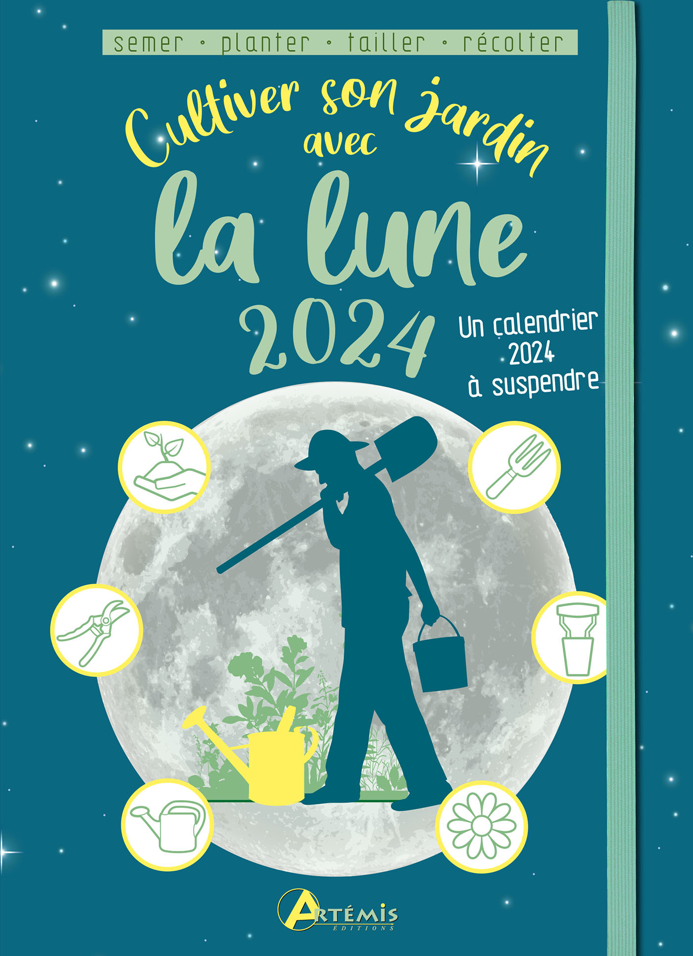 CULTIVER SON JARDIN AVEC LA LUNE 2024 - DELVAILLE ALICE - ARTEMIS