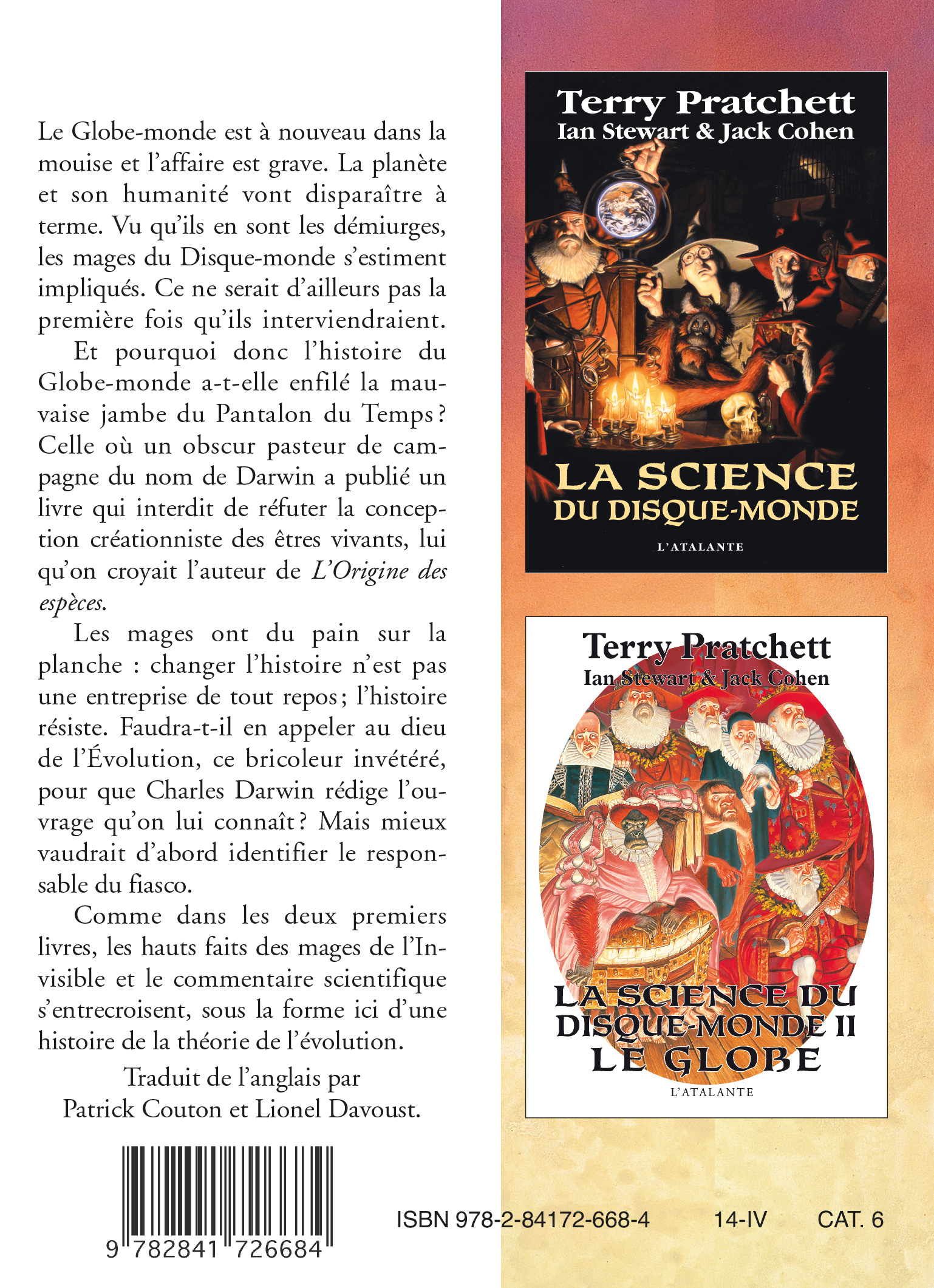 LA SCIENCE DU DISQUE-MONDE - T03 - L'HORLOGE DE DARWIN - STEWART/PRATCHETT - ATALANTE