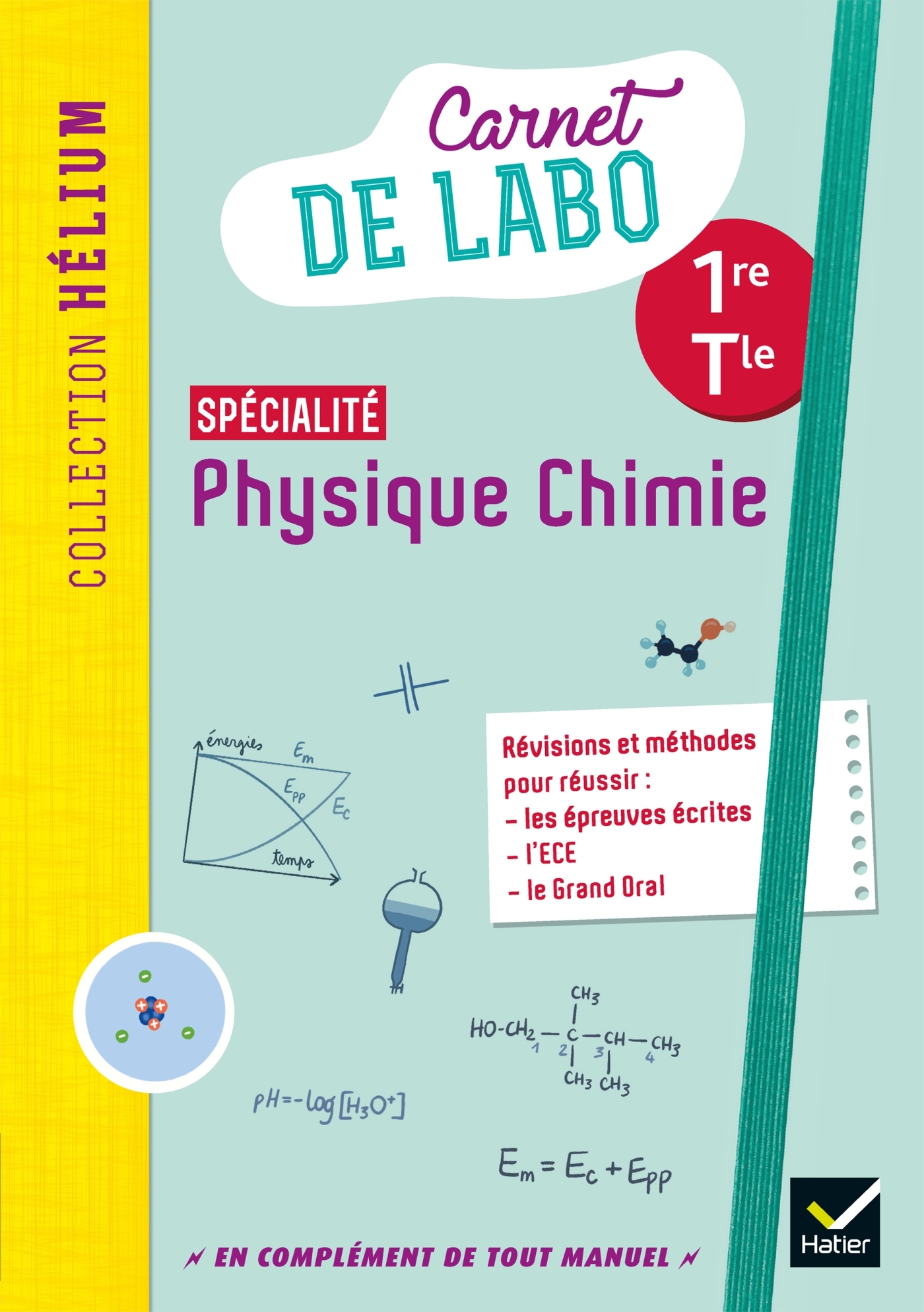 Physique chimie 1re/Tle - Éd. 2020 - Carnet de labo élève - Karine Médina-Moretto - HATIER