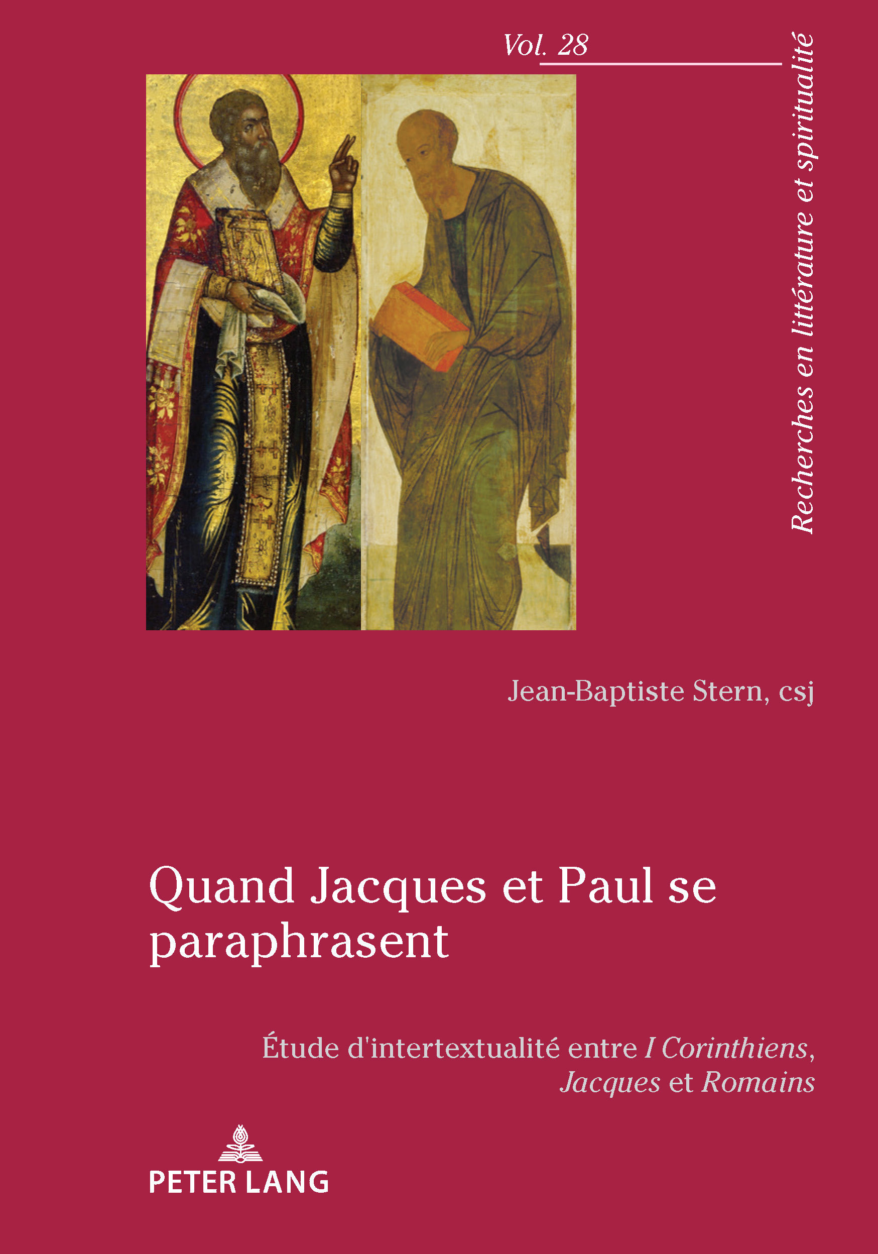 Quand Jacques et Paul se paraphrasent - Alain Cullière - PETER LANG