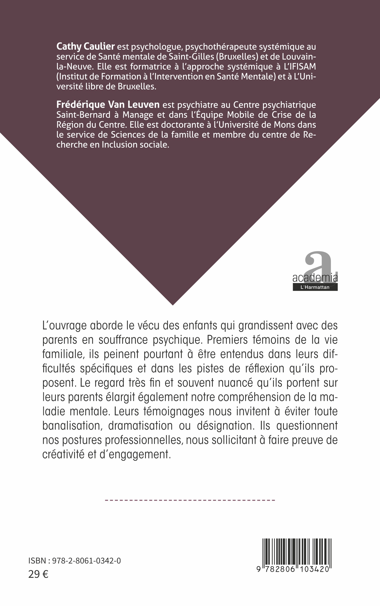 GRANDIR AVEC DES PARENTS EN SOUFFRANCE PSYCHIQUE - PREFACE DE ISABELLE DURET ET SIEGI HIRSCH - VAN LEUVEN/CAULIER - ACADEMIA