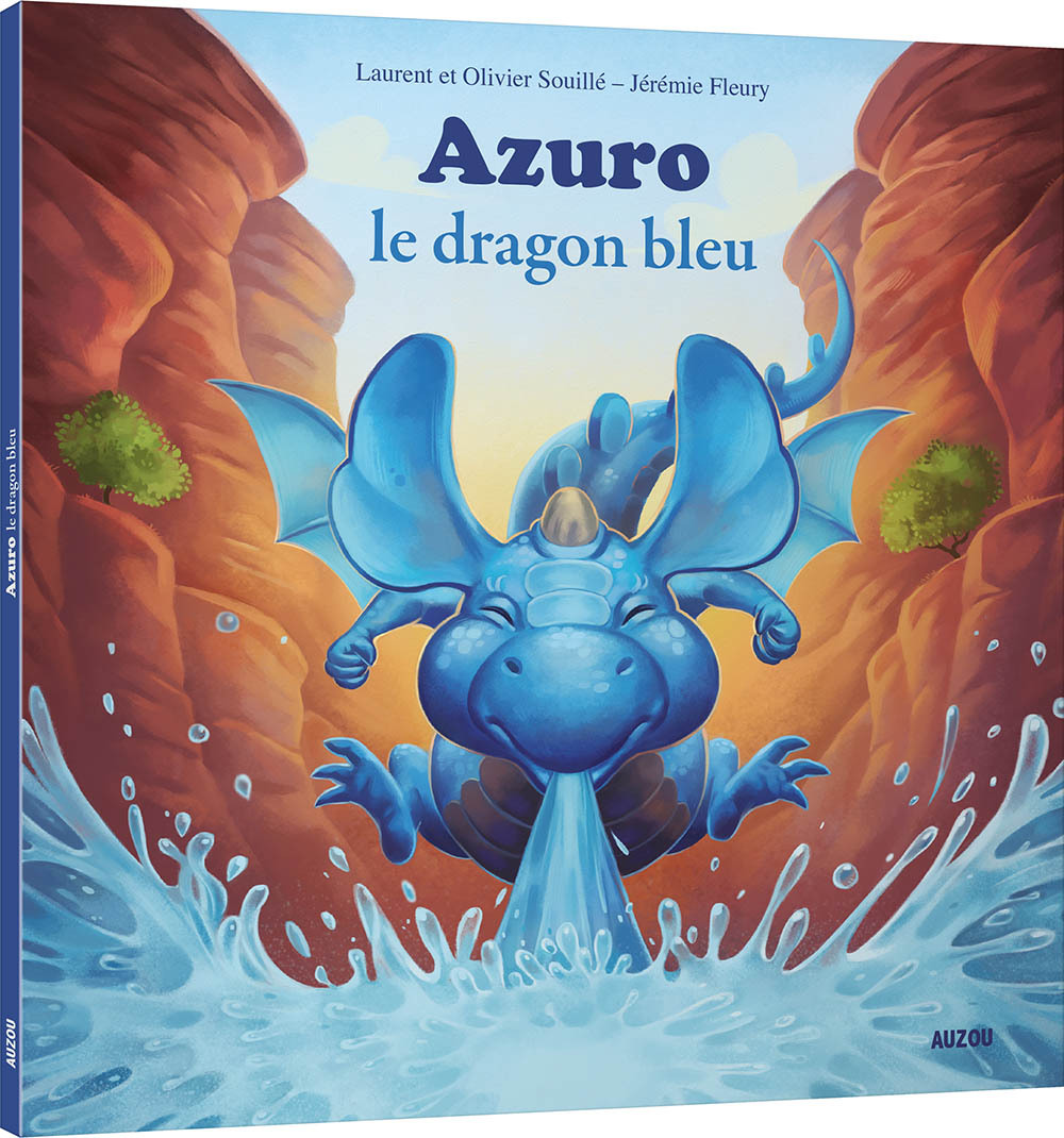 AZURO  LE DRAGON BLEU - SOUILLE OLIVIER - AUZOU