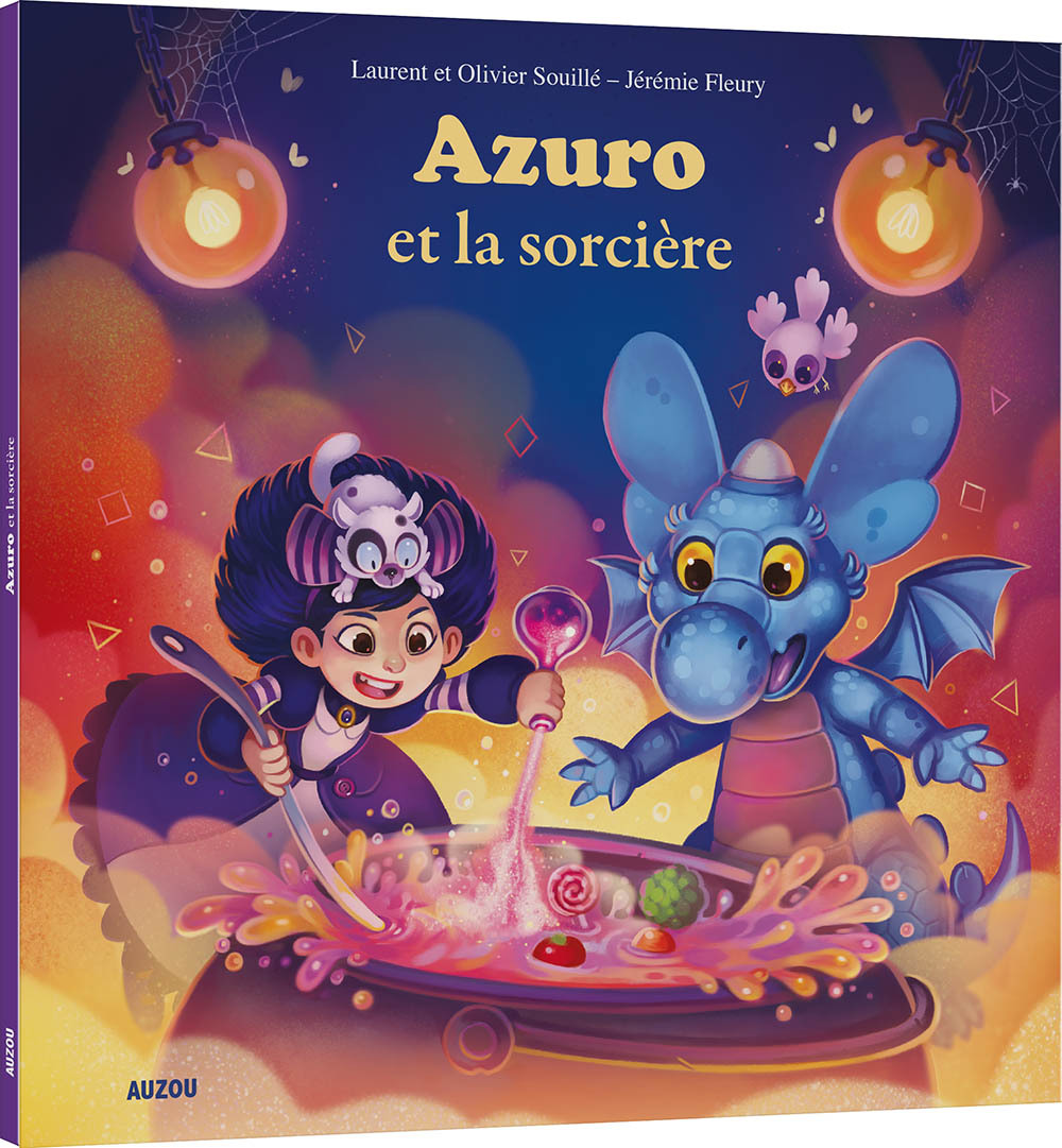 AZURO  ET LA SORCIÈRE - SOUILLE OLIVIER - AUZOU