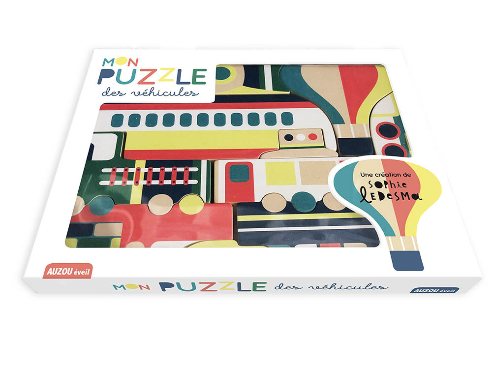 MON PUZZLES DES VÉHICULES - LEDESMA SOPHIE - AUZOU