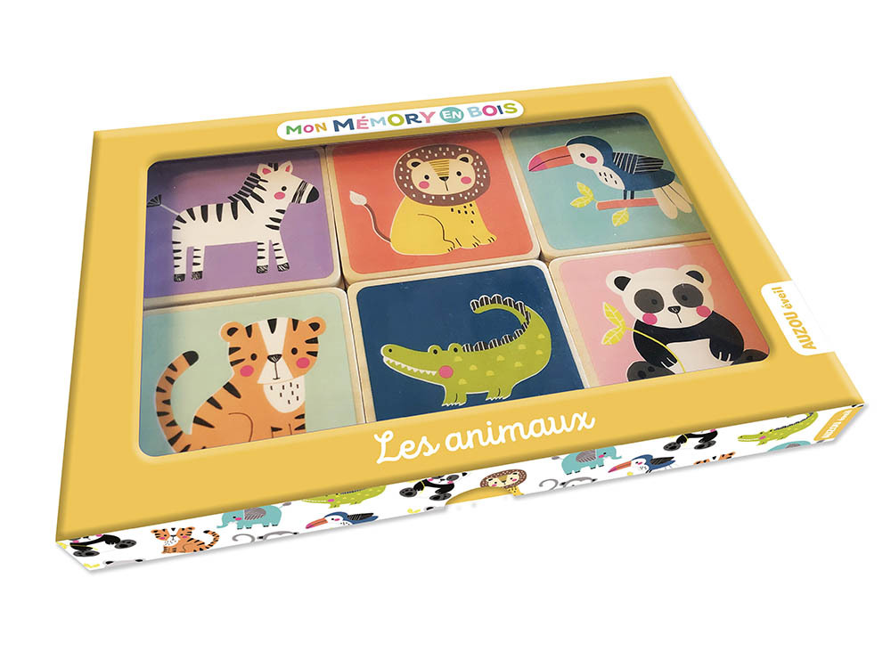 MON MÉMORY EN BOIS - LES ANIMAUX - KENDALL WENDY - AUZOU MON MÉMORY EN BOIS - LES ANIMAUX - KENDALL WENDY - AUZOU