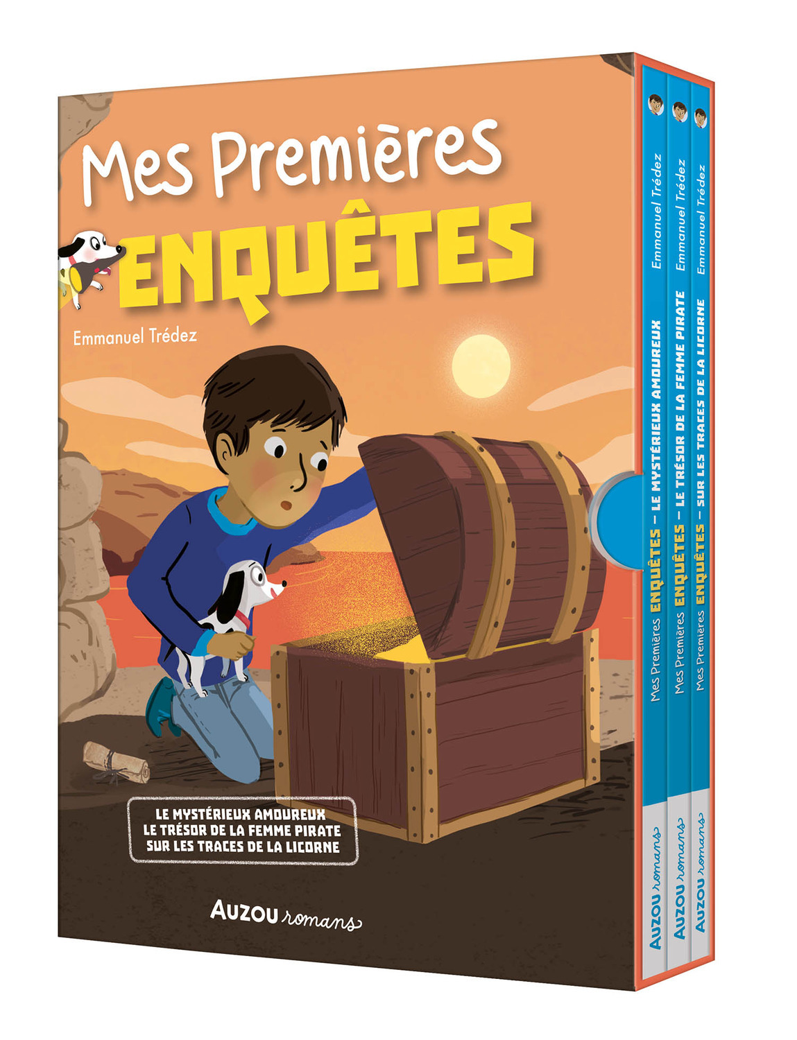 COFFRET BIBLIOTHÈQUE 3 - MES PREMIÈRES ENQUÊTES - TOMES 7 À 9 - TREDEZ EMMANUEL - AUZOU