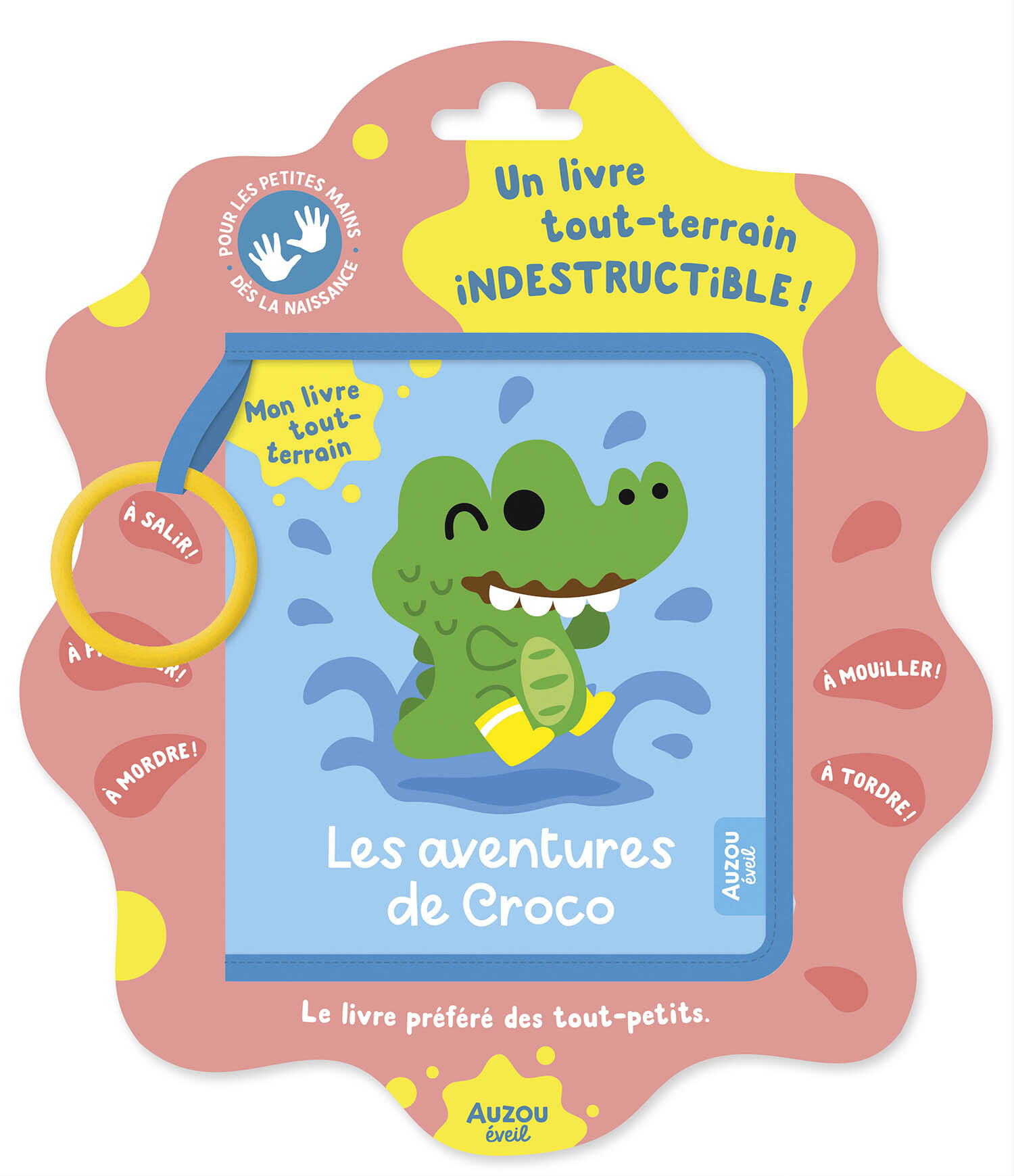 MON LIVRE TOUT-TERRAIN - LES AVENTURES DE CROCO - BINBIN ROBIN - AUZOU