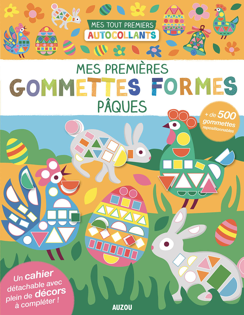 MES PREMIÈRES GOMMETTES FORMES PÂQUES - TAYLOR NADIA - AUZOU