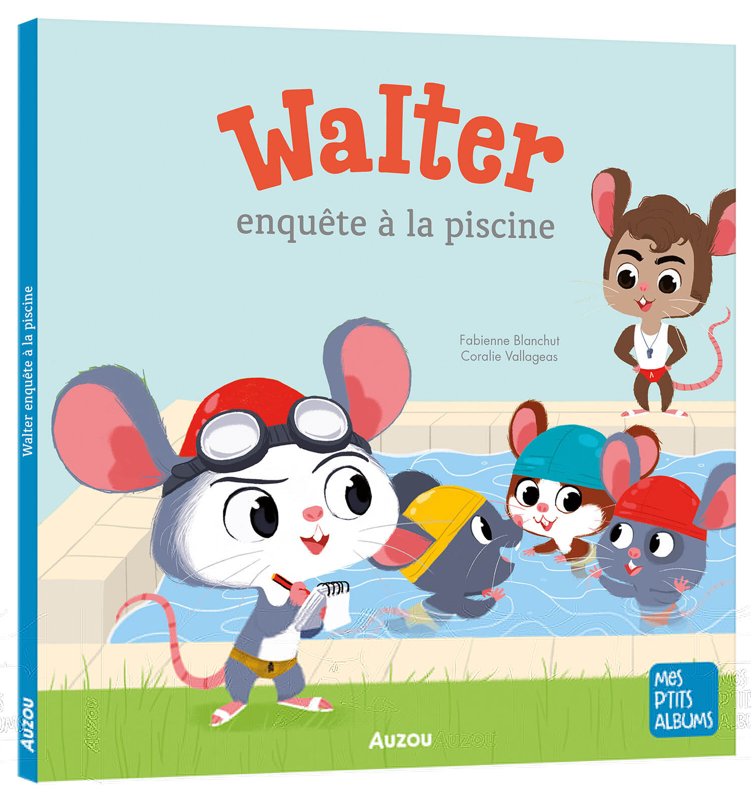 WALTER  ENQUÊTE À LA PISCINE - BLANCHUT FABIENNE - AUZOU