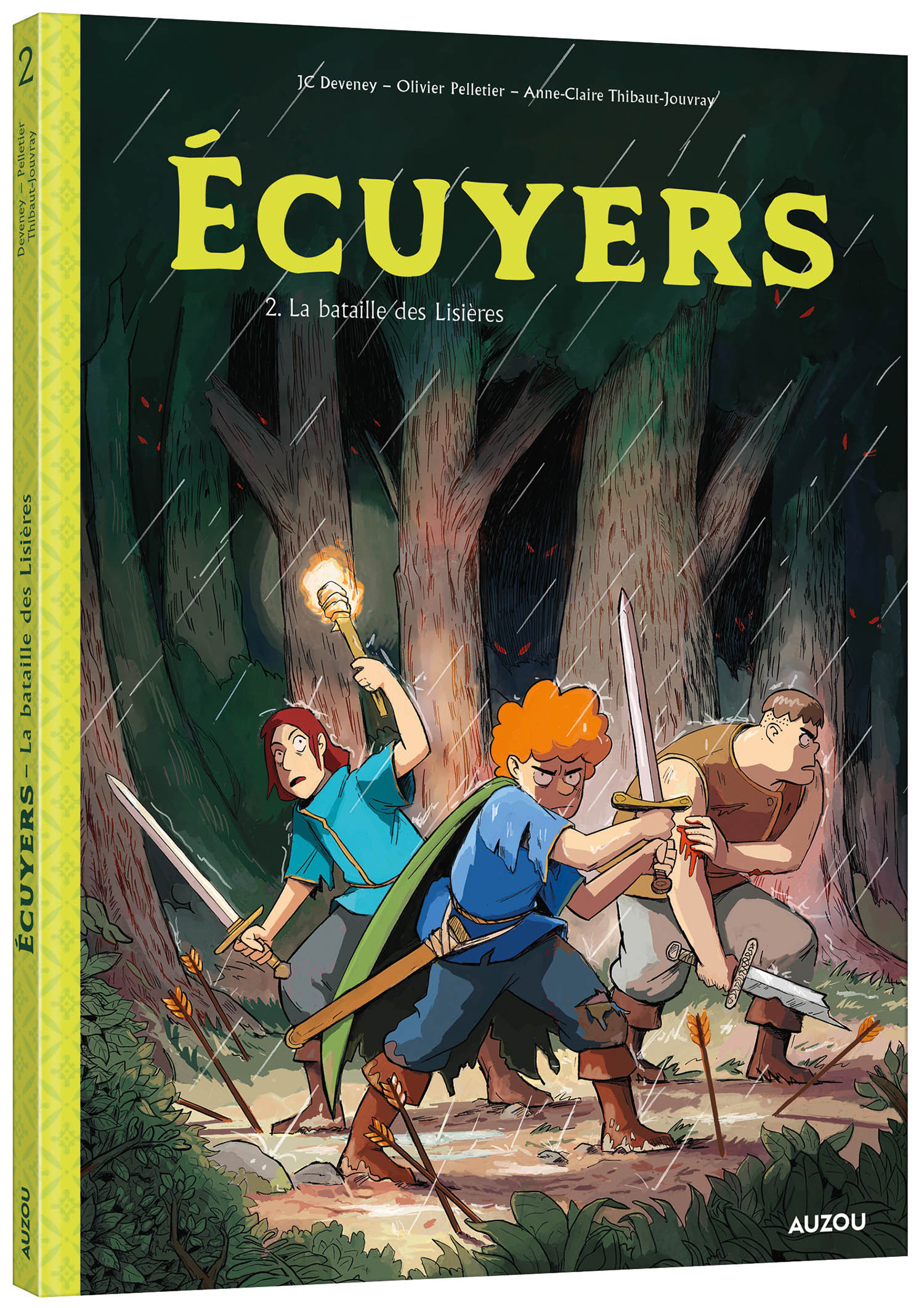 ÉCUYERS - TOME 2 - LA BATAILLE DES LISIÈRES - PELLETIER/DEVENEY - AUZOU