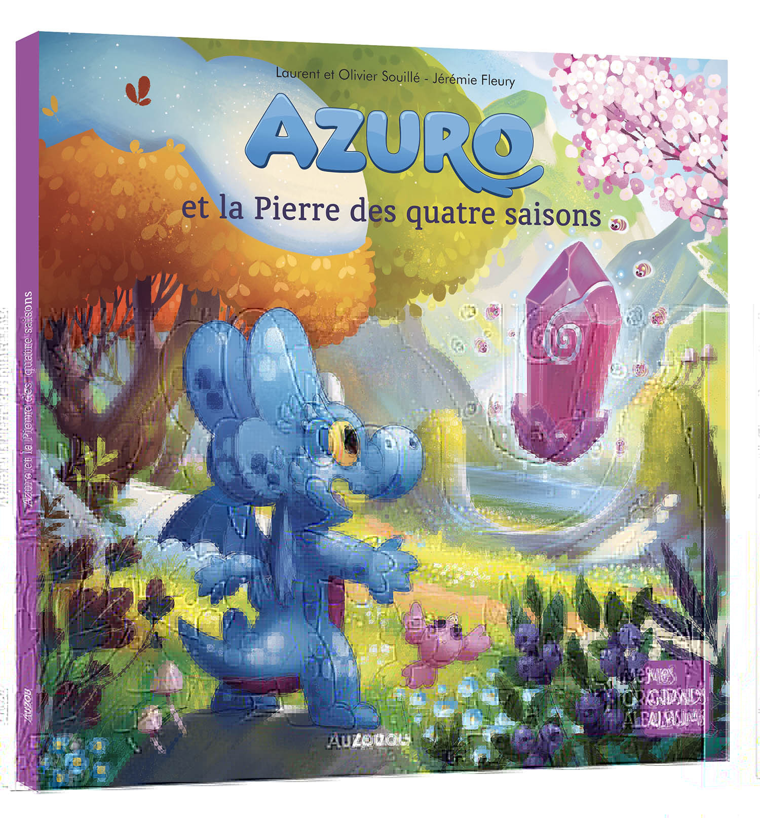 AZURO  ET LA PIERRE DES QUATRE SAISONS - SOUILLE OLIVIER - AUZOU