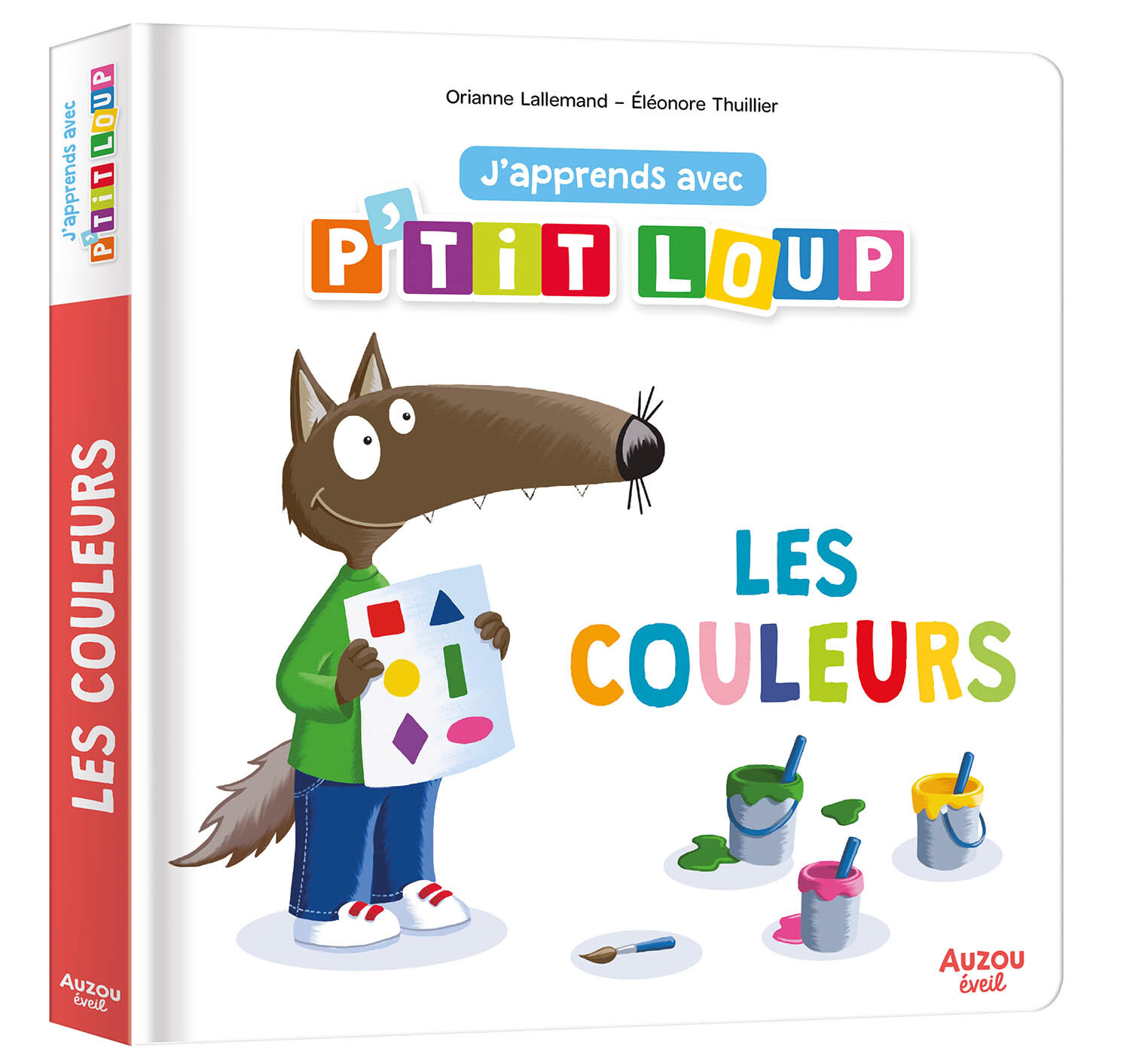 J'APPRENDS AVEC P'TIT LOUP  - LES COULEURS - LALLEMAND ORIANNE - AUZOU