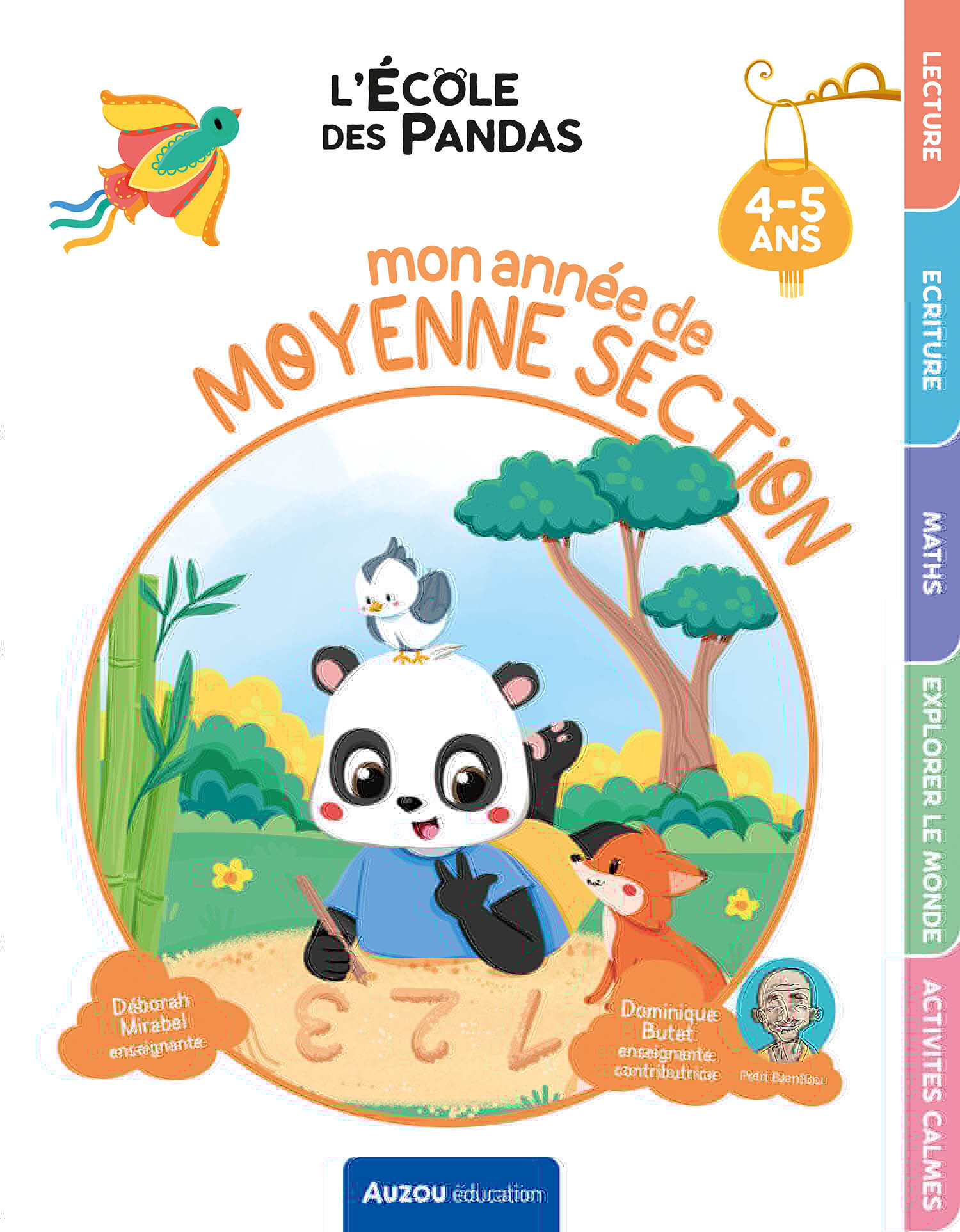 L'ÉCOLE DES PANDAS - MON ANNÉE DE MOYENNE SECTION - MIRABEL DEBORAH - AUZOU