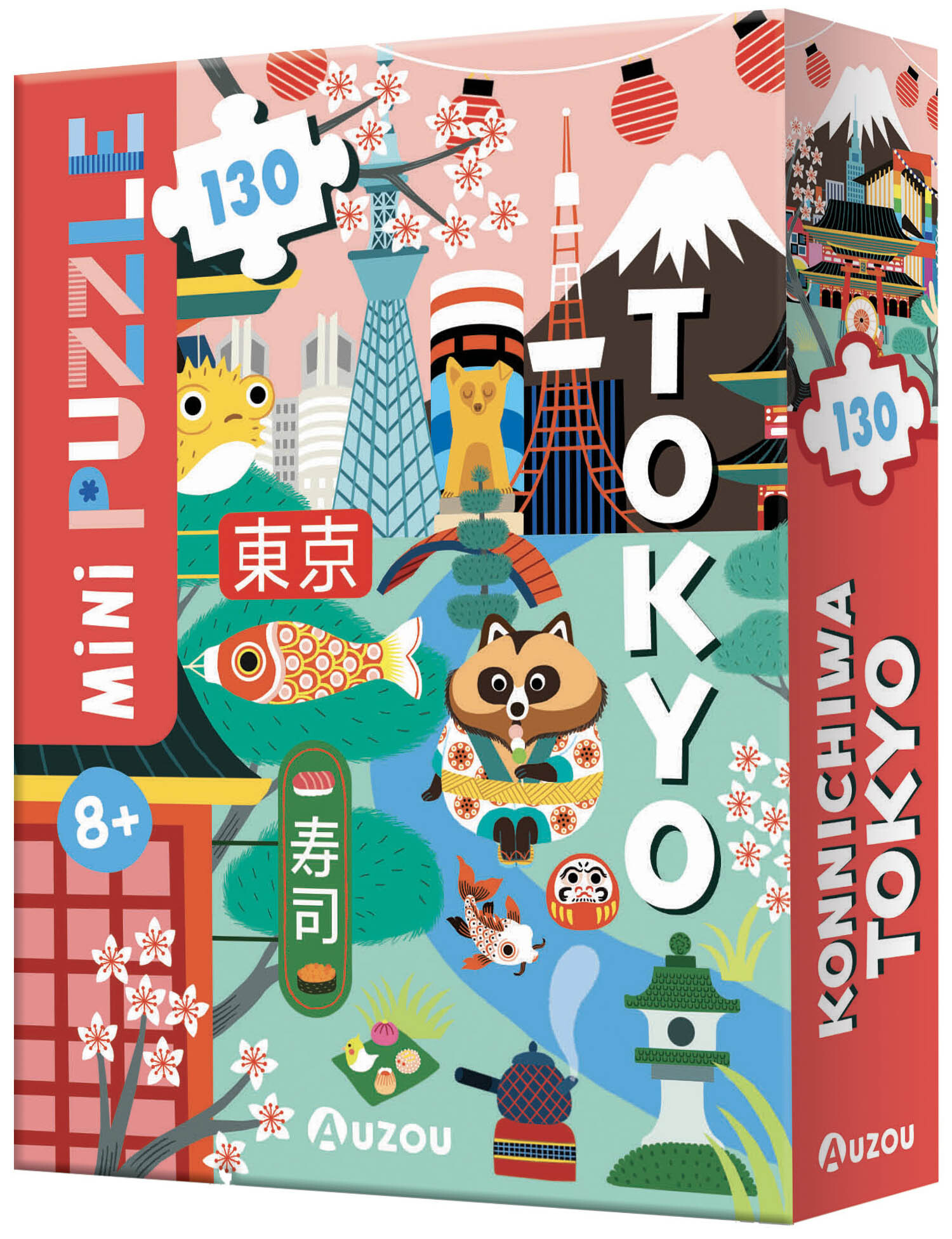 MINI PUZZLES - KONNICHIWA TOKYO - MERCIER JULIE - AUZOU