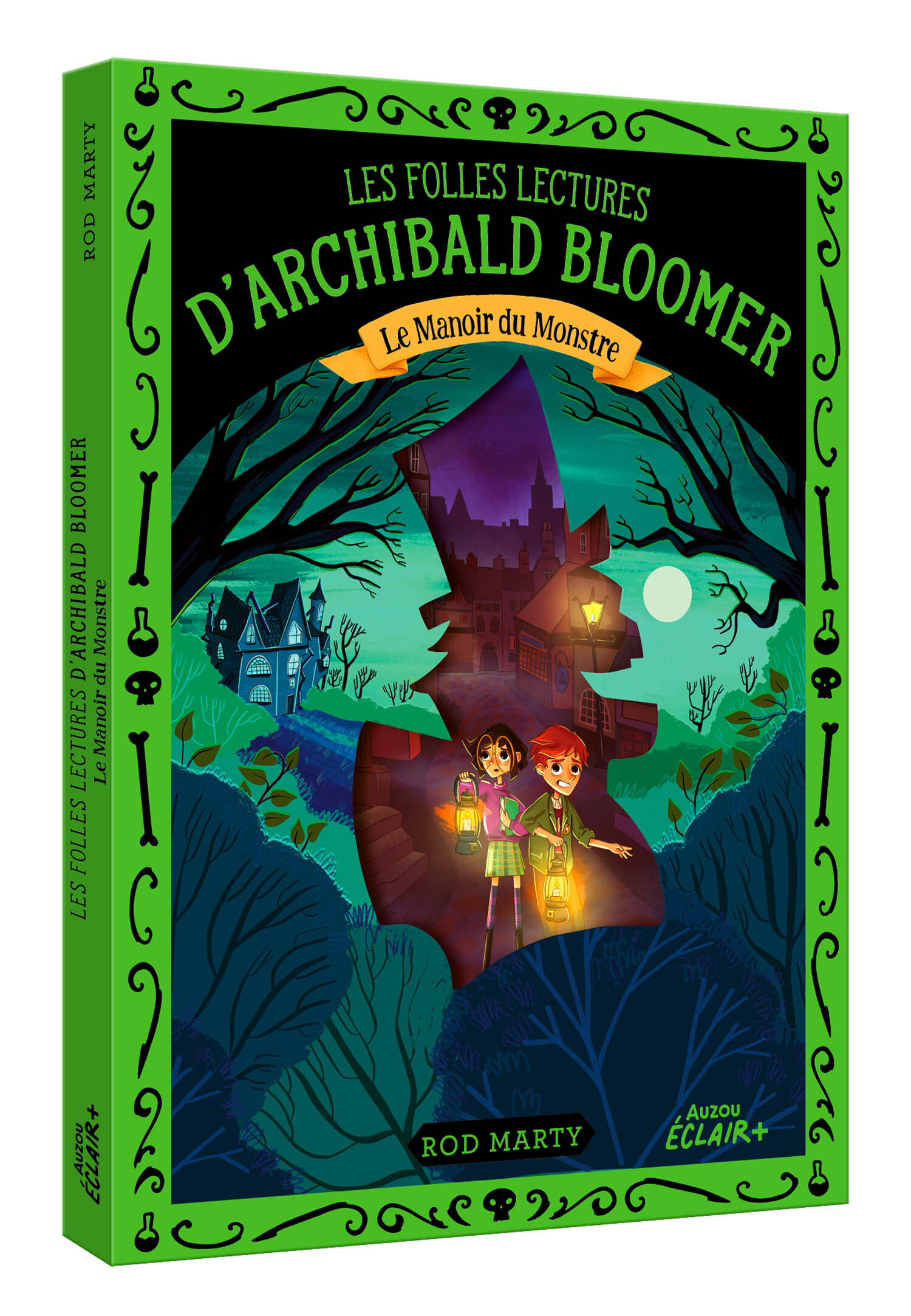 LES FOLLES LECTURES D ARCHIBAL 2D BLOOMER - LE MANOIR DU MONSTRE - ROD MARTY - AUZOU