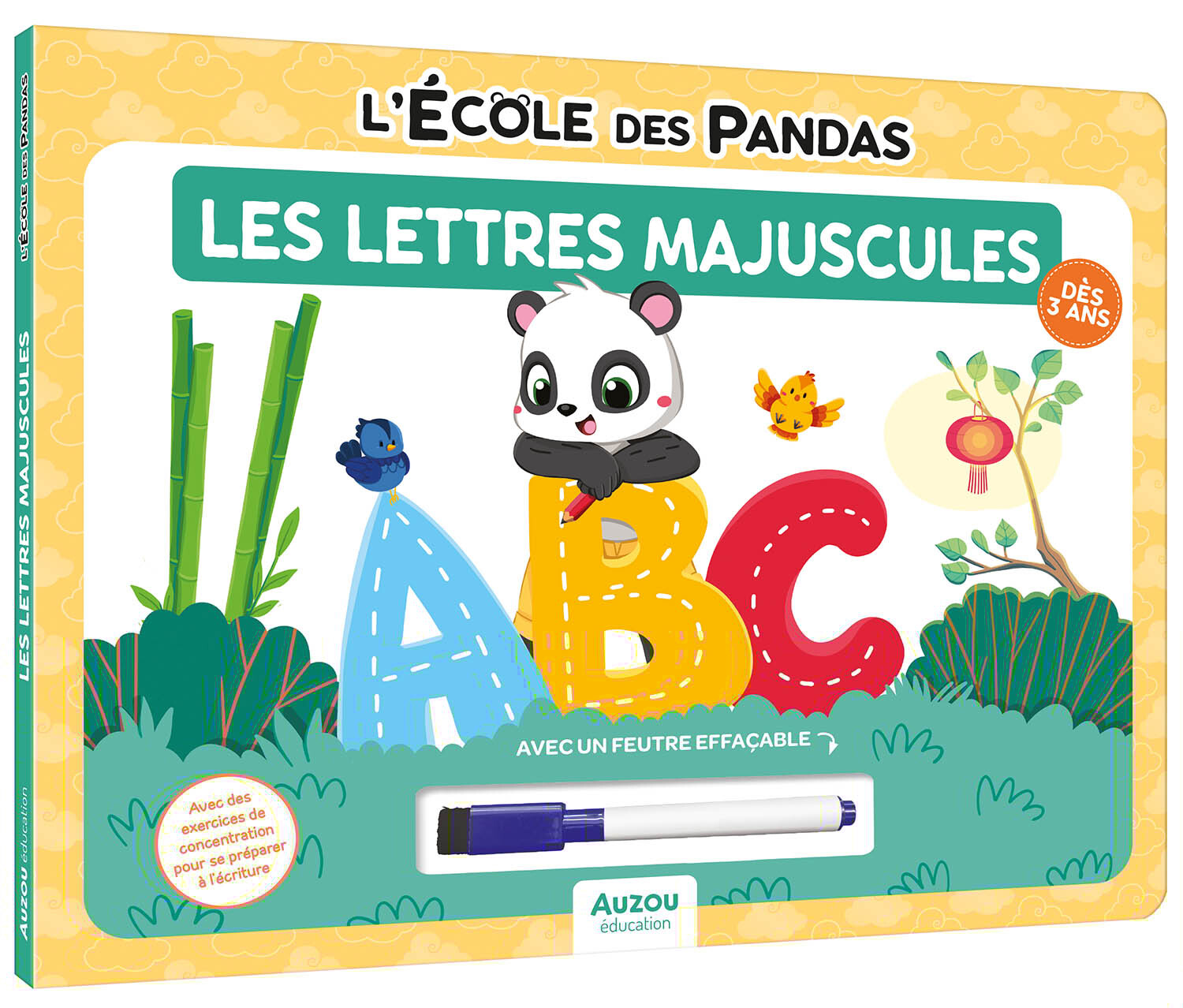 L'ÉCOLE DES PANDAS - LES LETTRES MAJUSCULES - MIRABEL DEBORAH - AUZOU