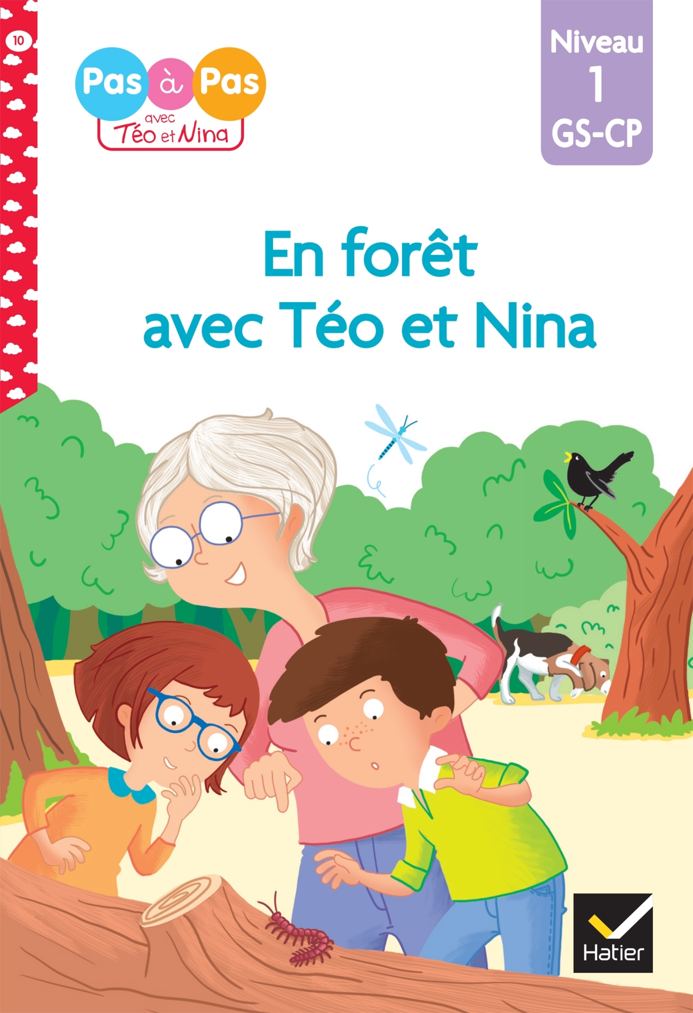 JE LIS PAS A PAS - T10 - TEO ET NINA GS-CP NIVEAU 1 - EN FORET AVEC TEO ET NINA - CHAVIGNY - HATIER