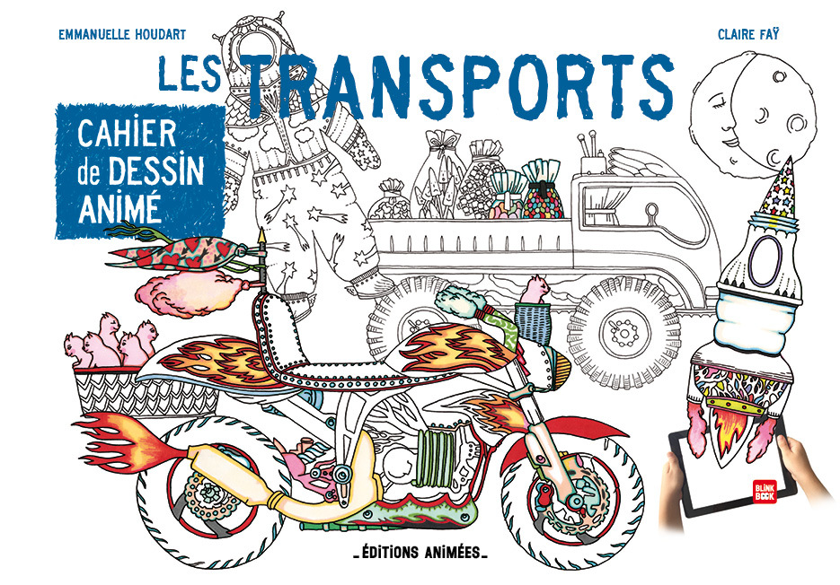 Cahier de Dessin Animé - Les Transports -  Collectif - EDTS ANIMEES