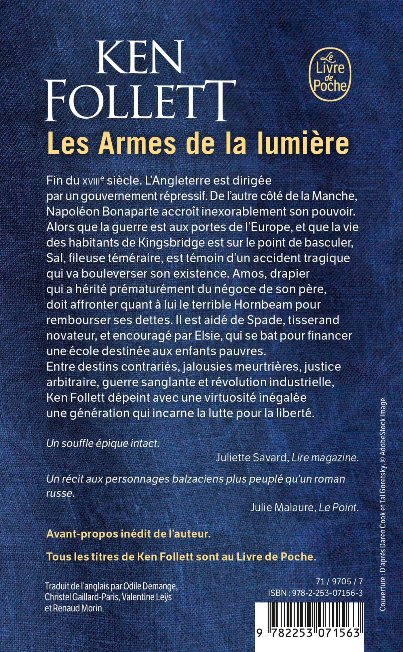 LES ARMES DE LA LUMIÈRE - FOLLETT KEN - LGF