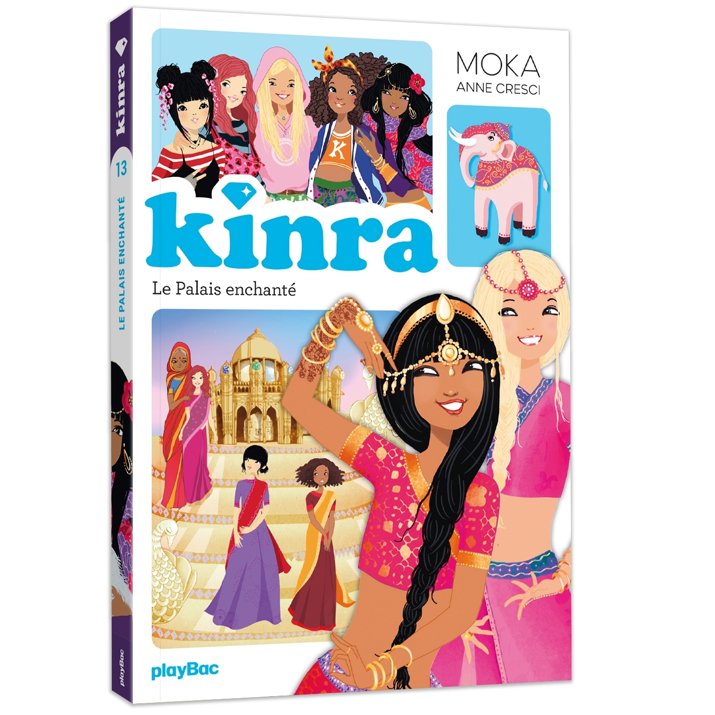 KINRA GIRLS LE TRÉSOR DES KINRA - LE PALAIS ENCHANTÉ - TOME 13 NOUVELLE ÉDITION - MOKA - PLAY BAC