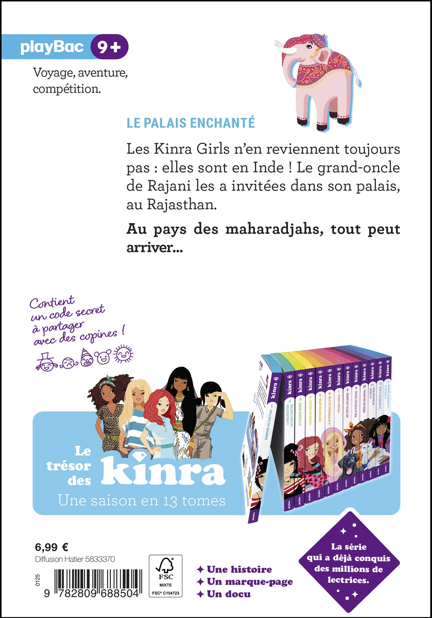 KINRA GIRLS LE TRÉSOR DES KINRA - LE PALAIS ENCHANTÉ - TOME 13 NOUVELLE ÉDITION - MOKA - PLAY BAC