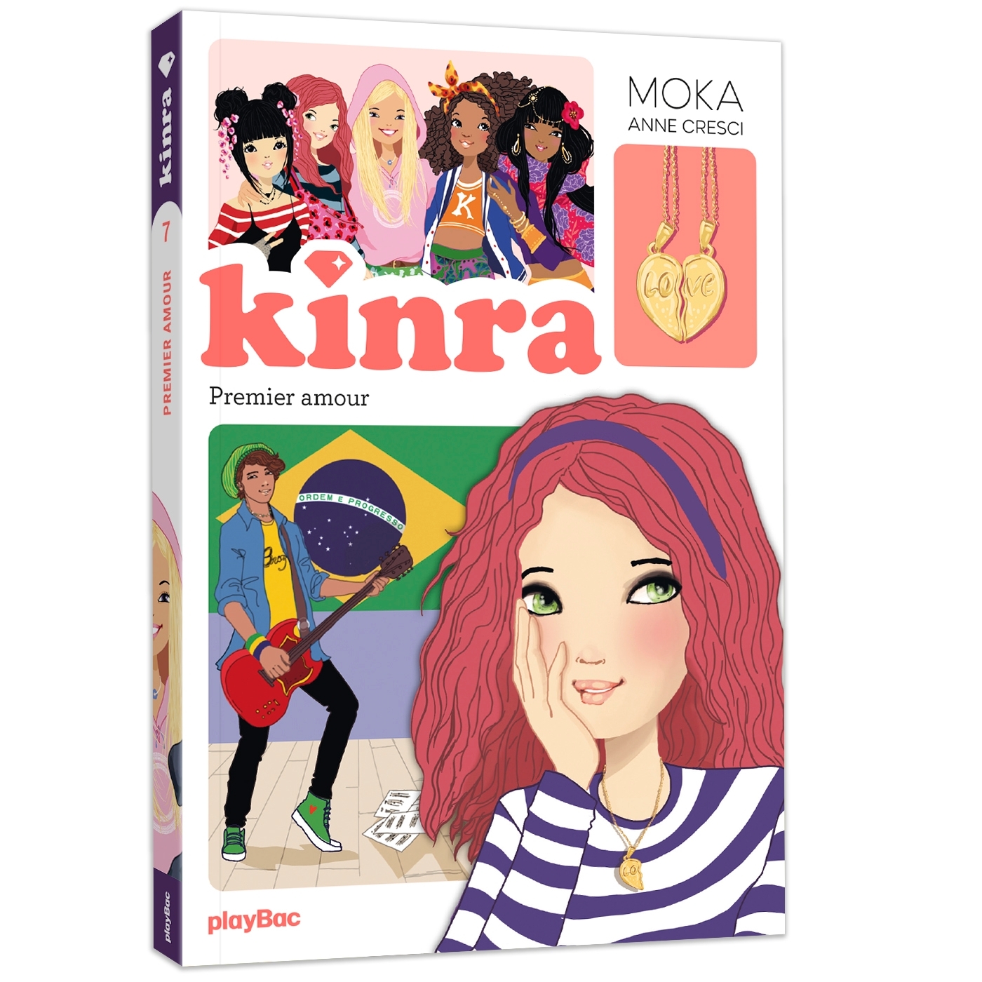 KINRA GIRLS LE TRÉSOR DES KINRA - PREMIER AMOUR - TOME 7 NOUVELLE ÉDITION - MOKA - PLAY BAC