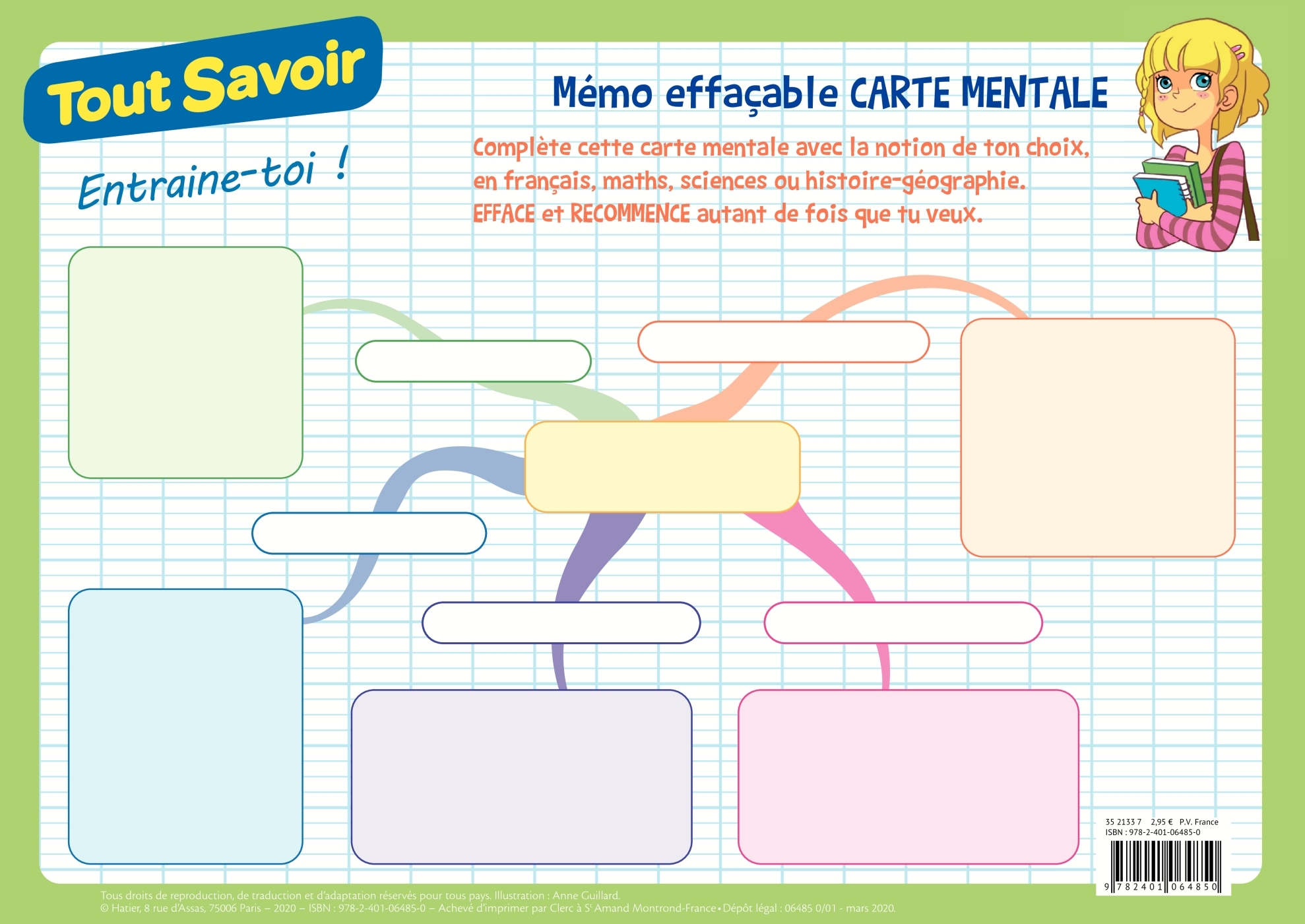 Mémo effaçable Carte mentale -   - HATIER