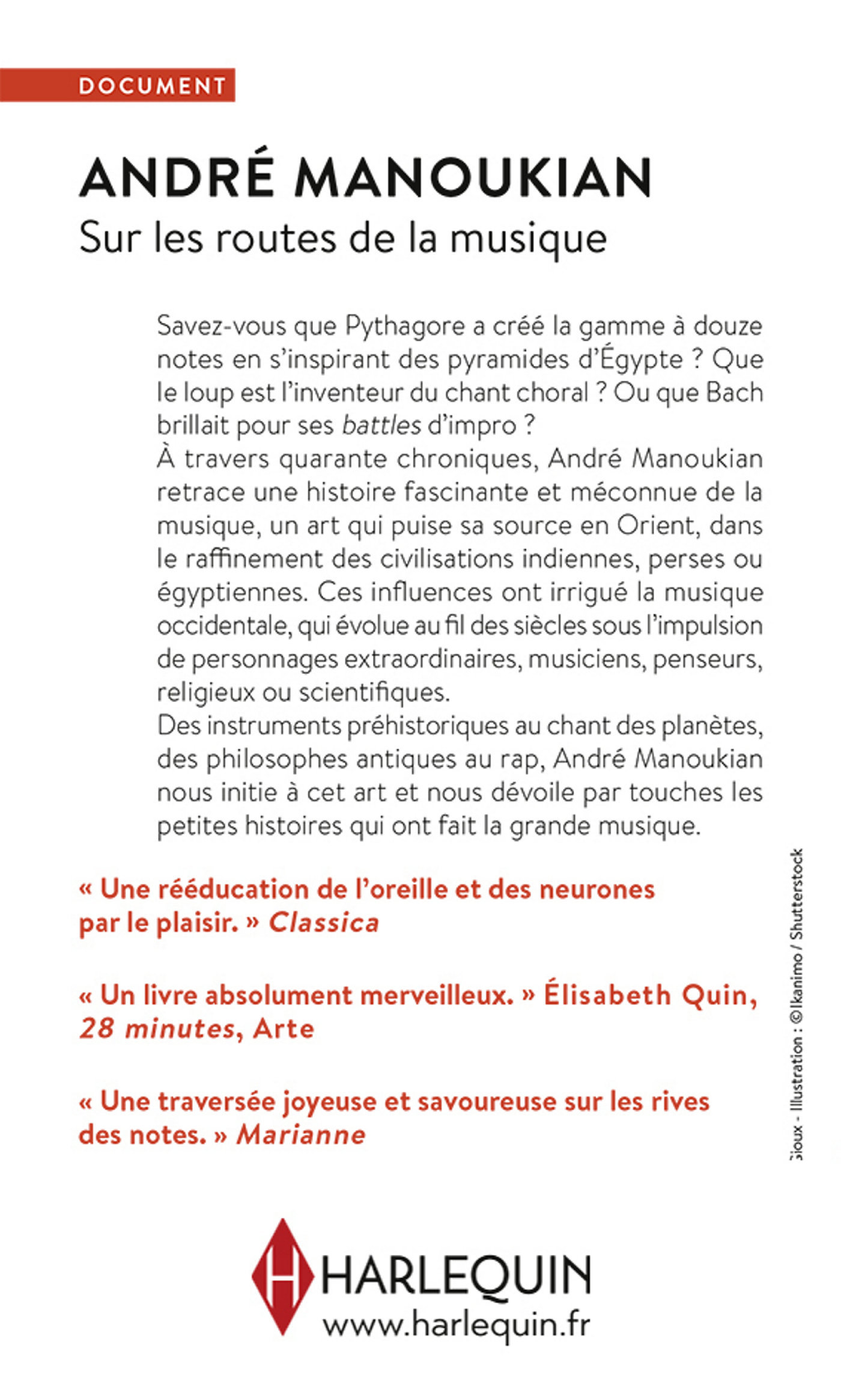 Sur les routes de la musique - André Manoukian - HARPERCOLLINS